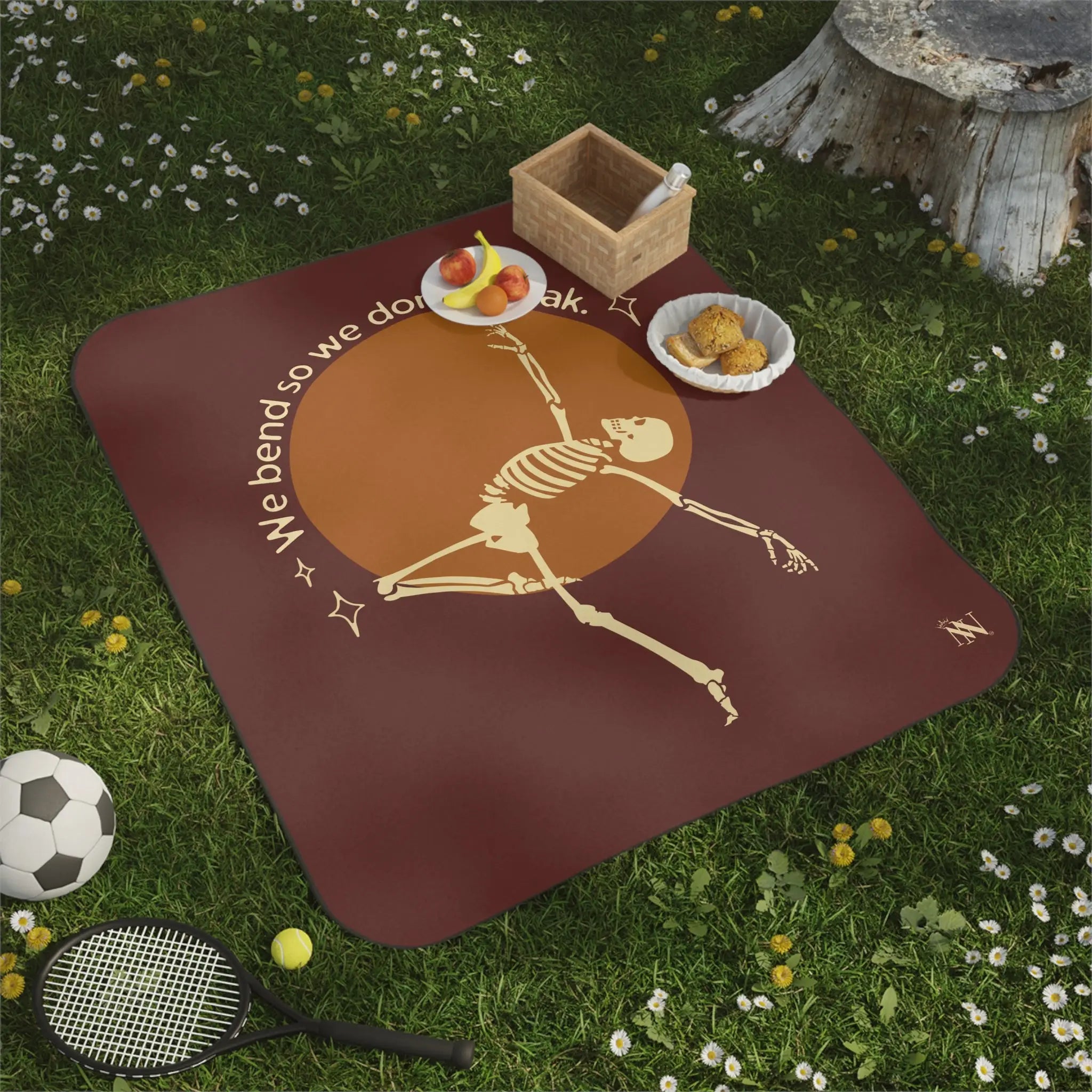 We Bend So We Don’t Break | Mix Match Fun-Flirty Lovers’ Water-Resistant Blankets