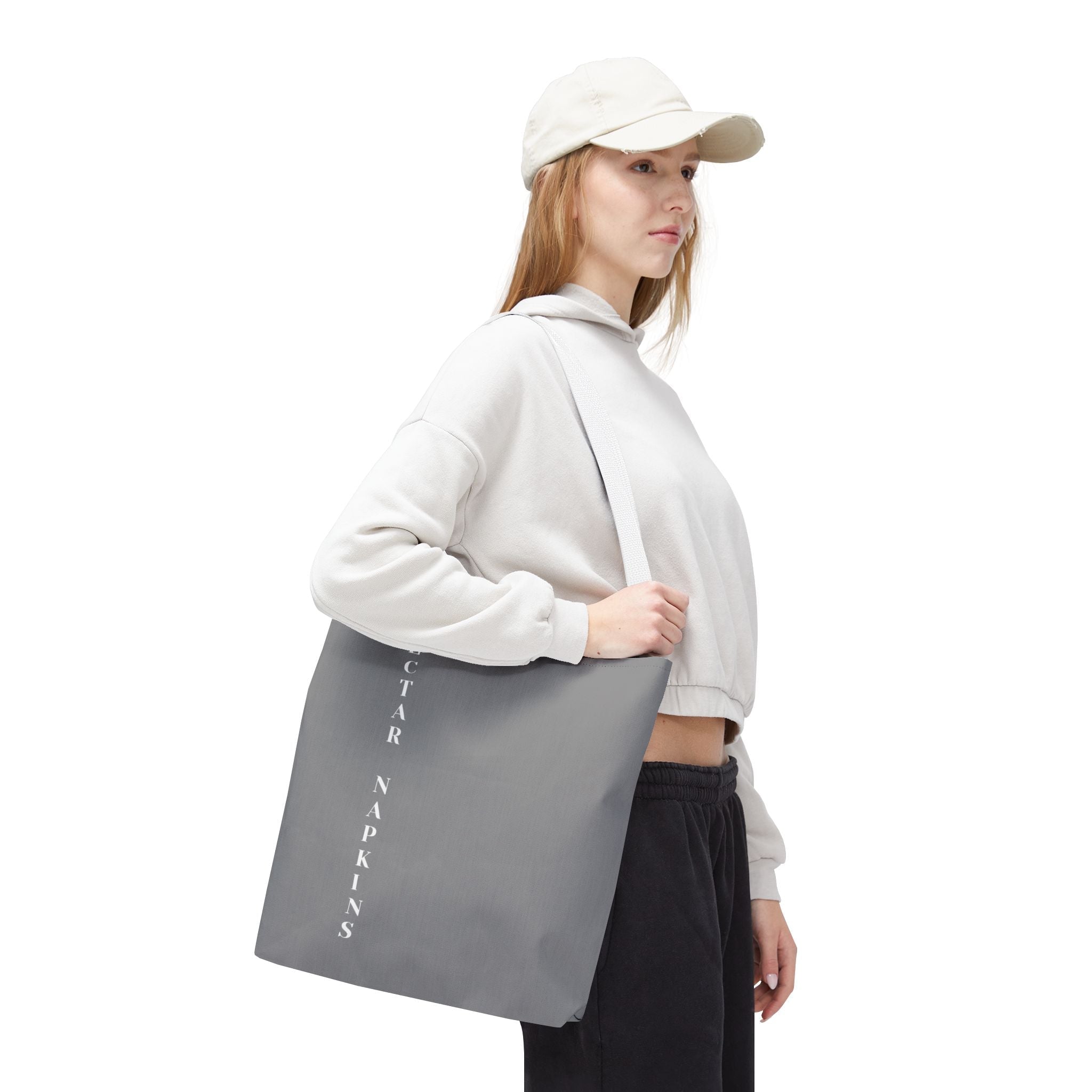 Nectar Napkins Brand Gray Tote Bag
