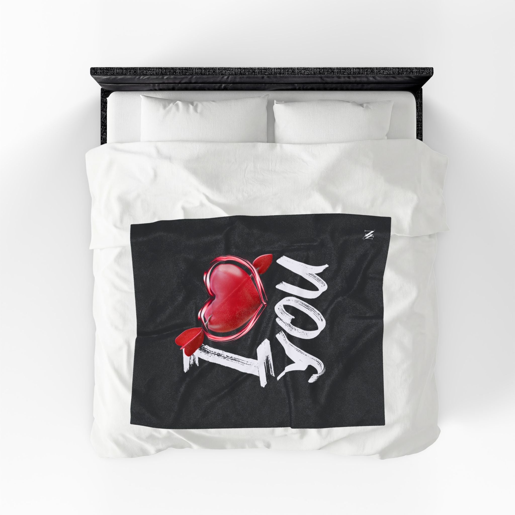 I Heart Arrow You Romantic Lovers Gifts Blanket