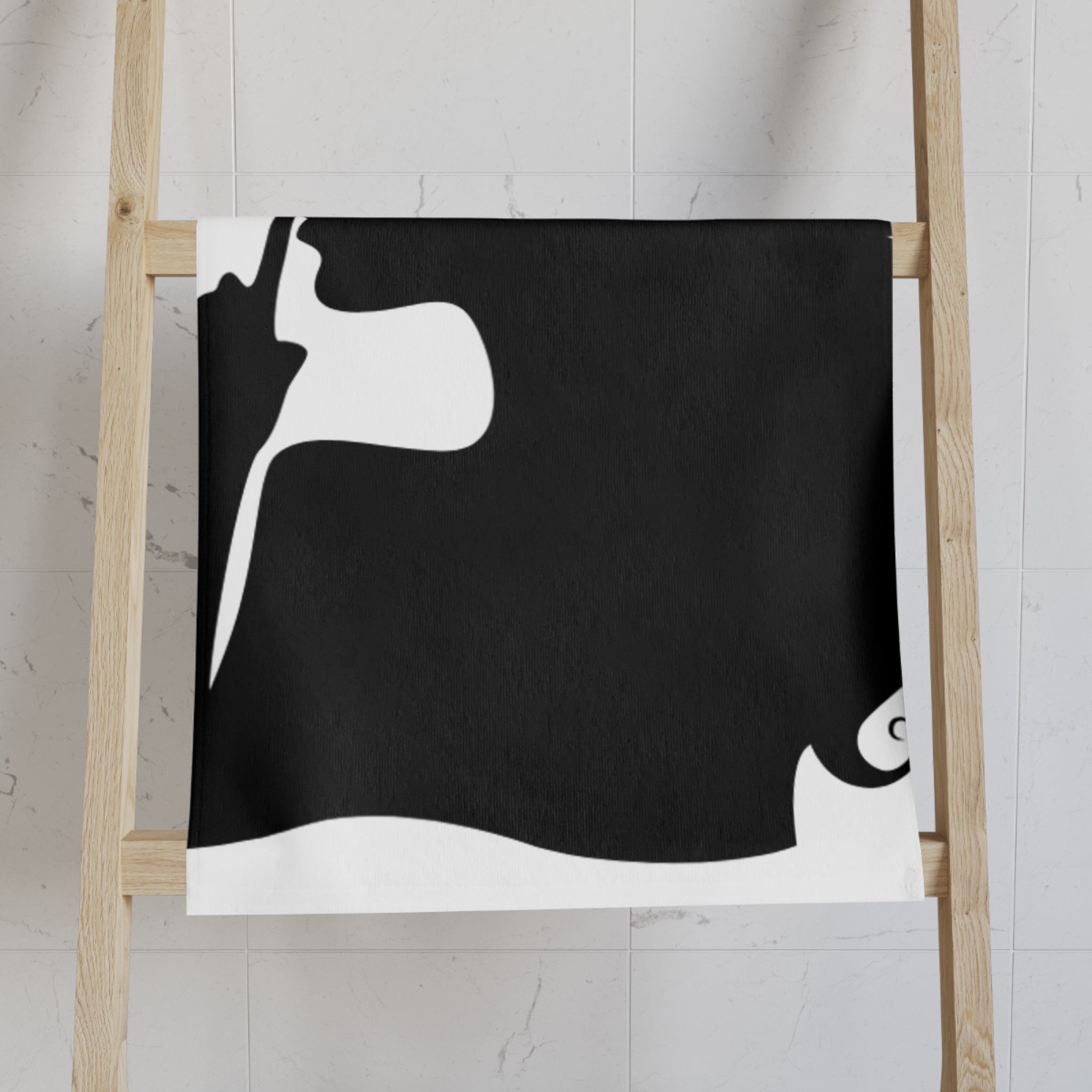 SHHH Girl Silhouette Cum Towel