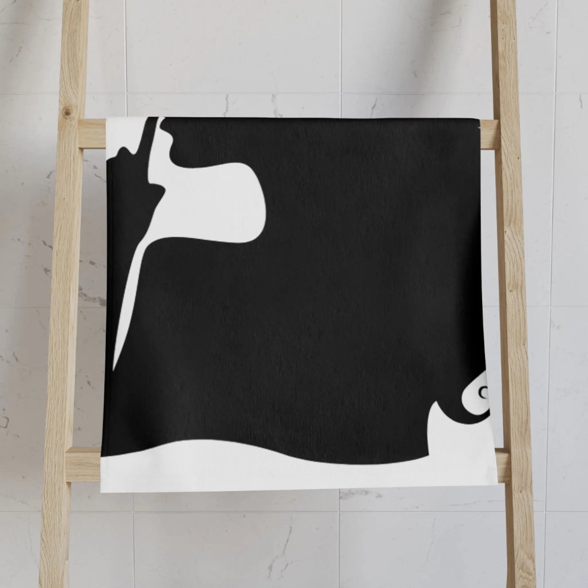 SHHH Girl Silhouette Cum Towel