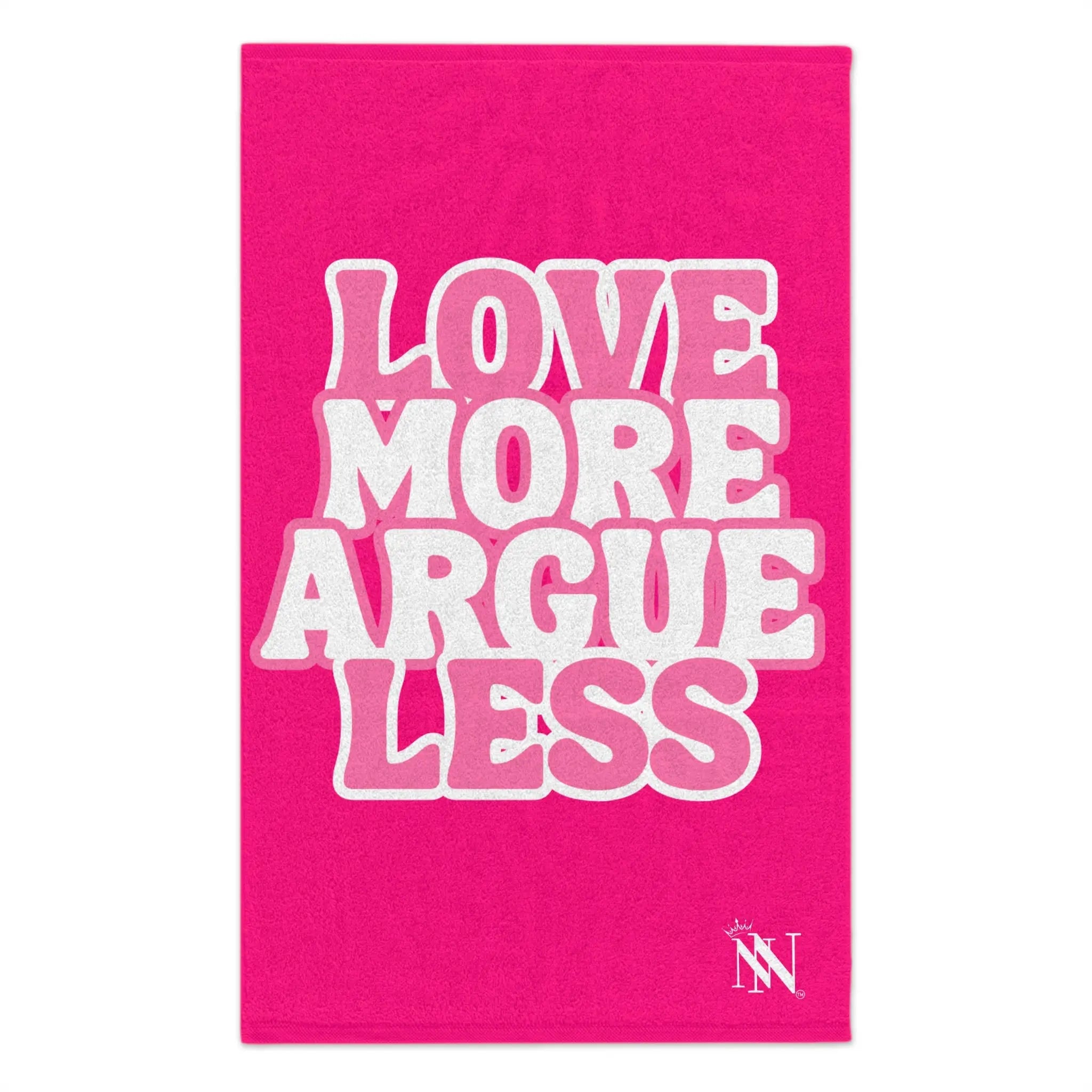 Love More Argue Less | Mix & Match Soft Fun-Flirty Lovers’ Towels