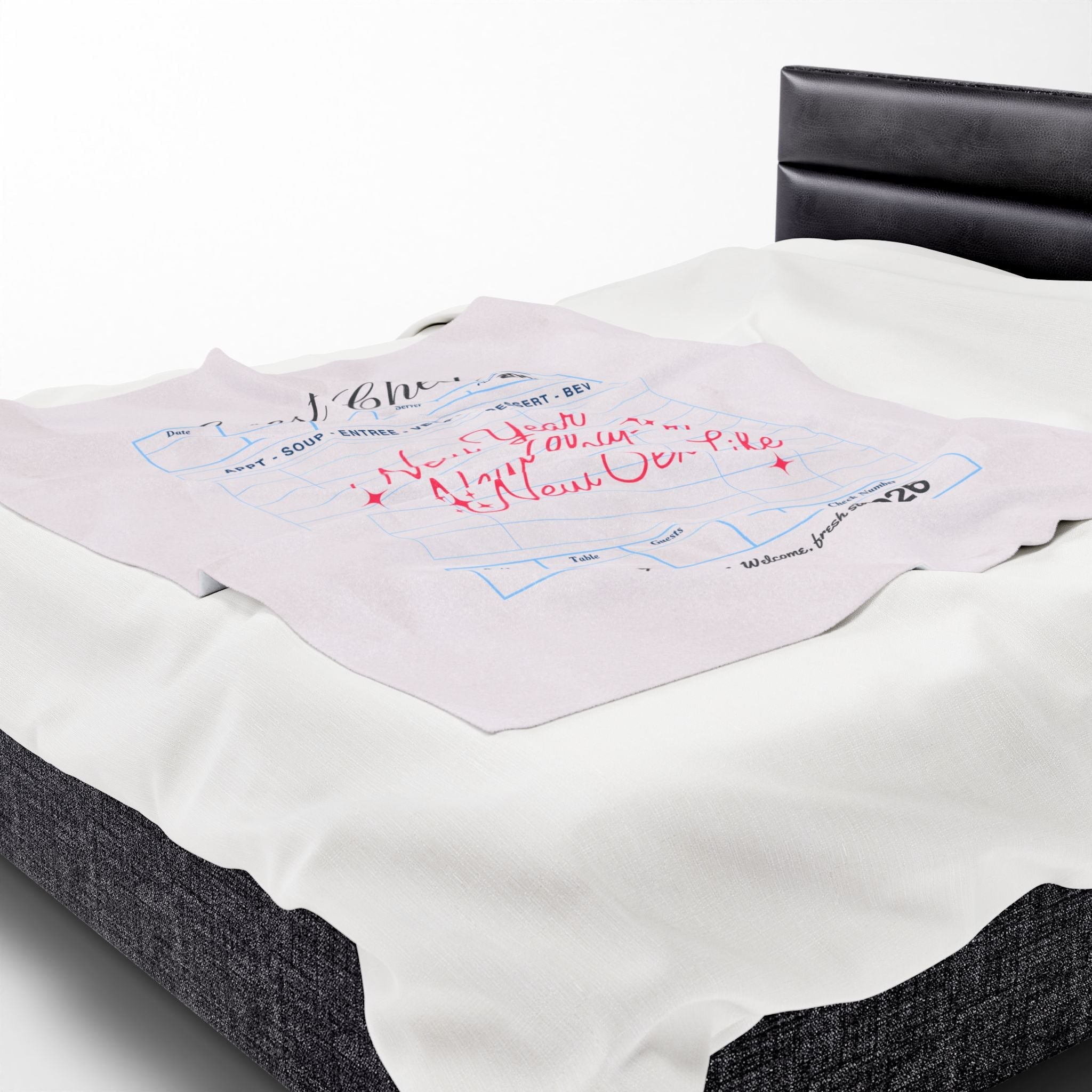 New Year New Sex Life Guest Check | Mix & Match Velveteen Fun-Flirty Lovers’ Blankets