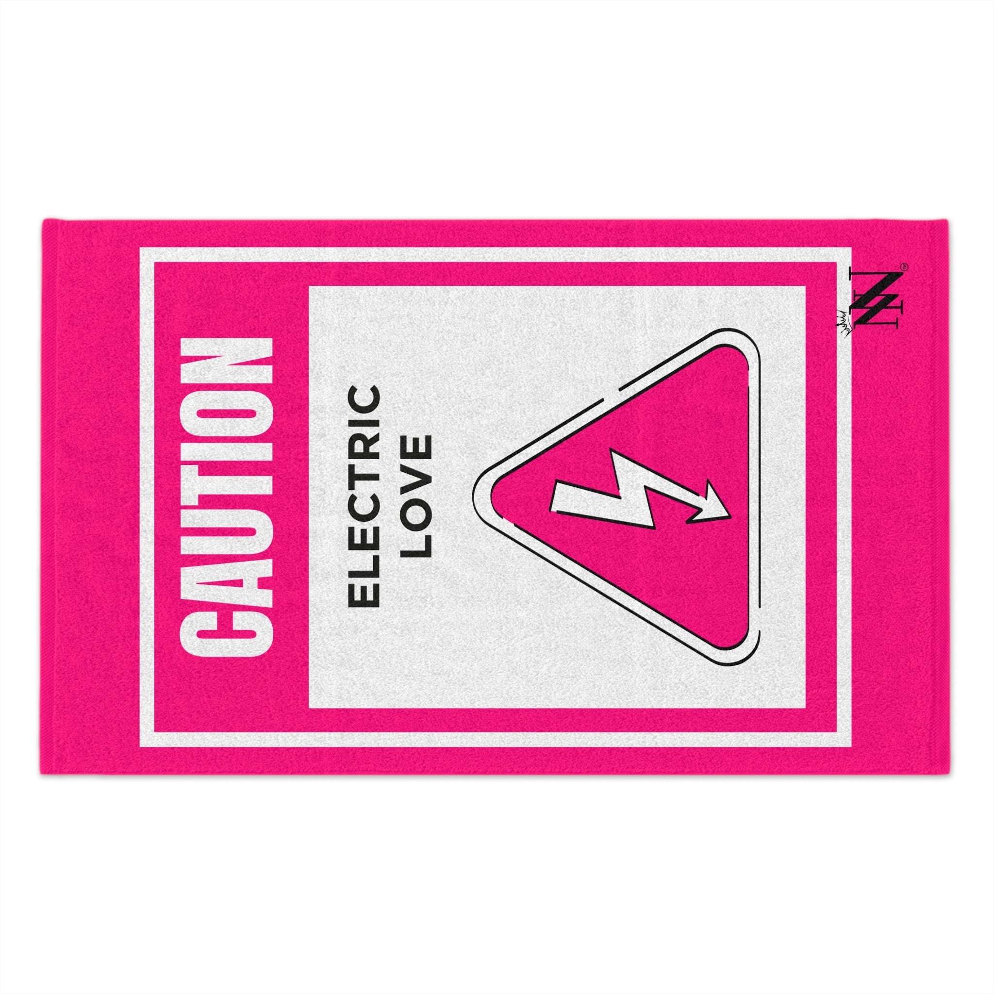 Caution Electric Love Sex Towel