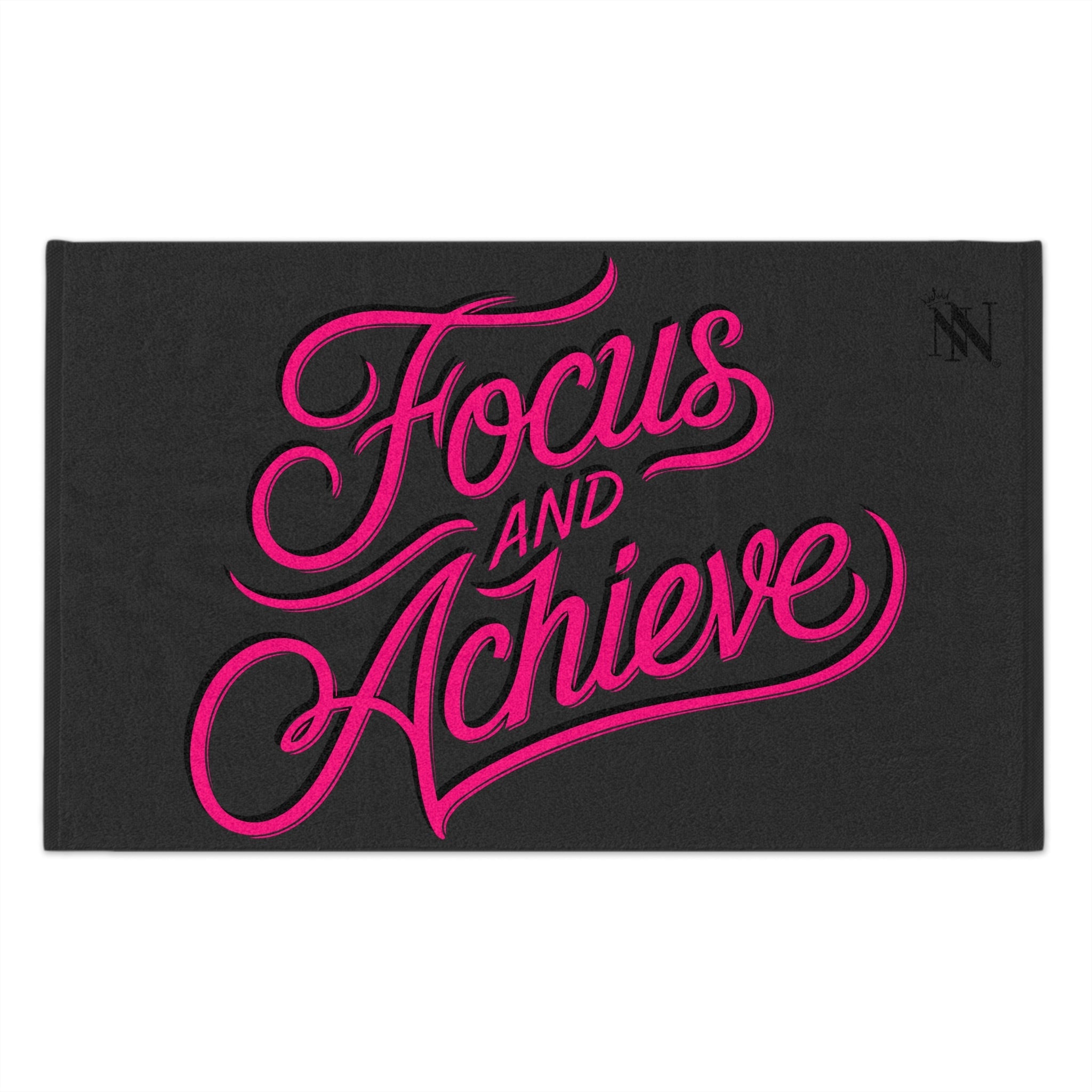Focus and Achieve Dark Grey | Mix & Match Soft Fun-Flirty Lovers’ Towels