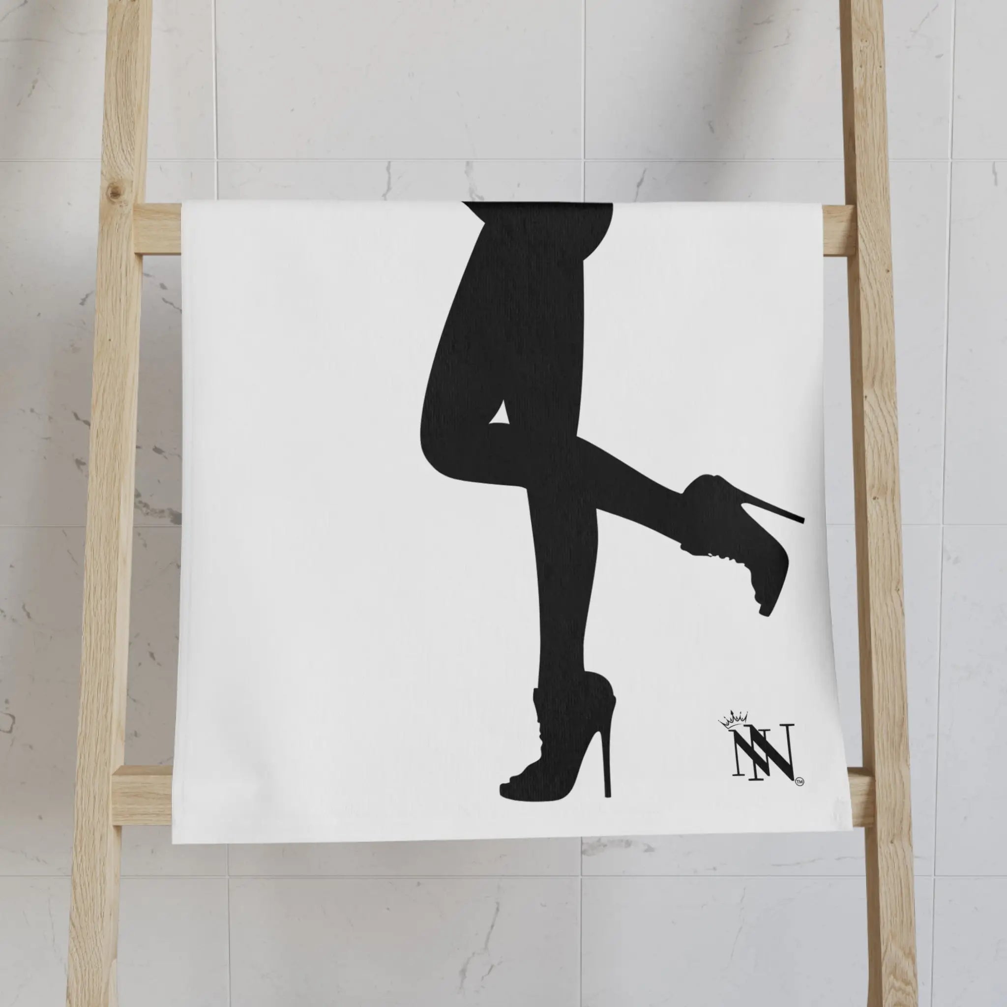 Sexy Lady Standing Silhouette | Nectar Napkins Classic Fun-Flirty Loversâ Colored Towels