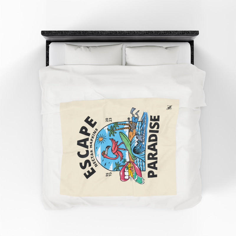 Escape Paradise | Mix & Match Soft Fun-Flirty Lovers’ Blankets