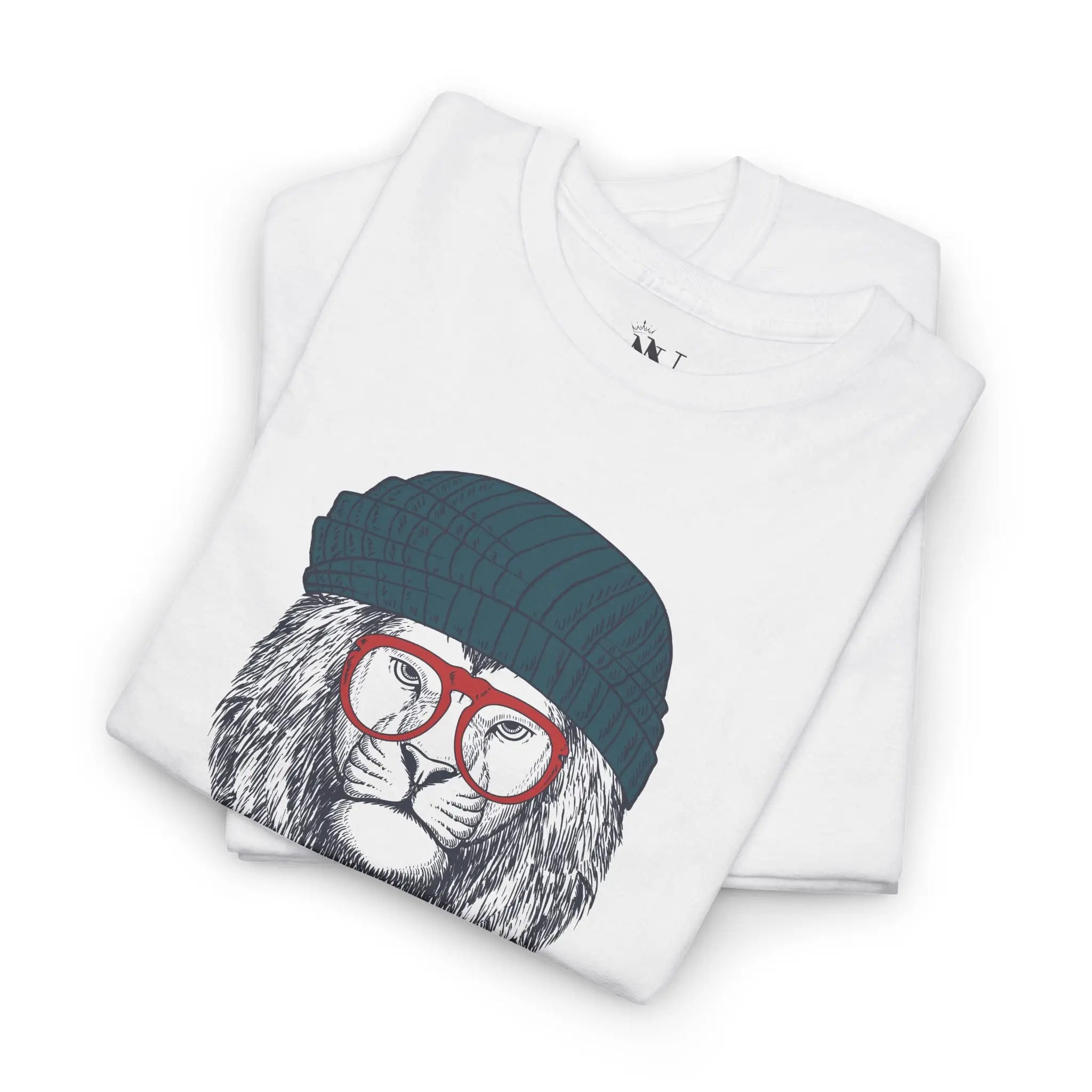 Cool Lion Cat | Mix & Match 100% Cotton Unisex Fun-Flirty Lovers’ Tees