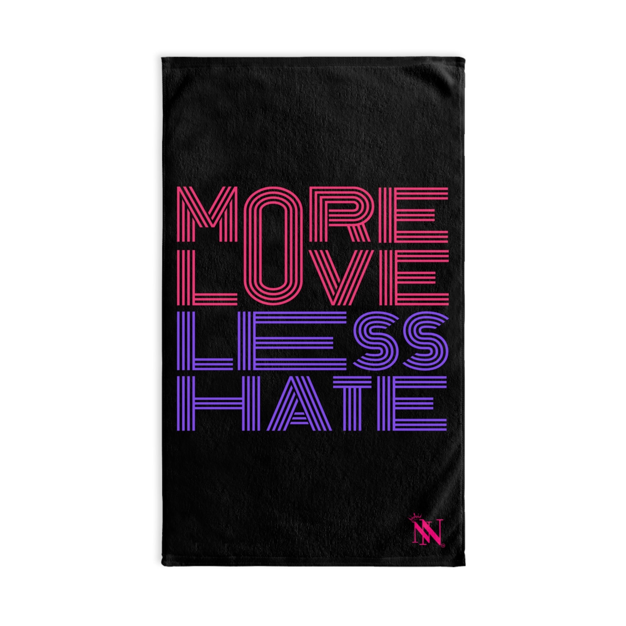 More Love Less Hate Cum Towel