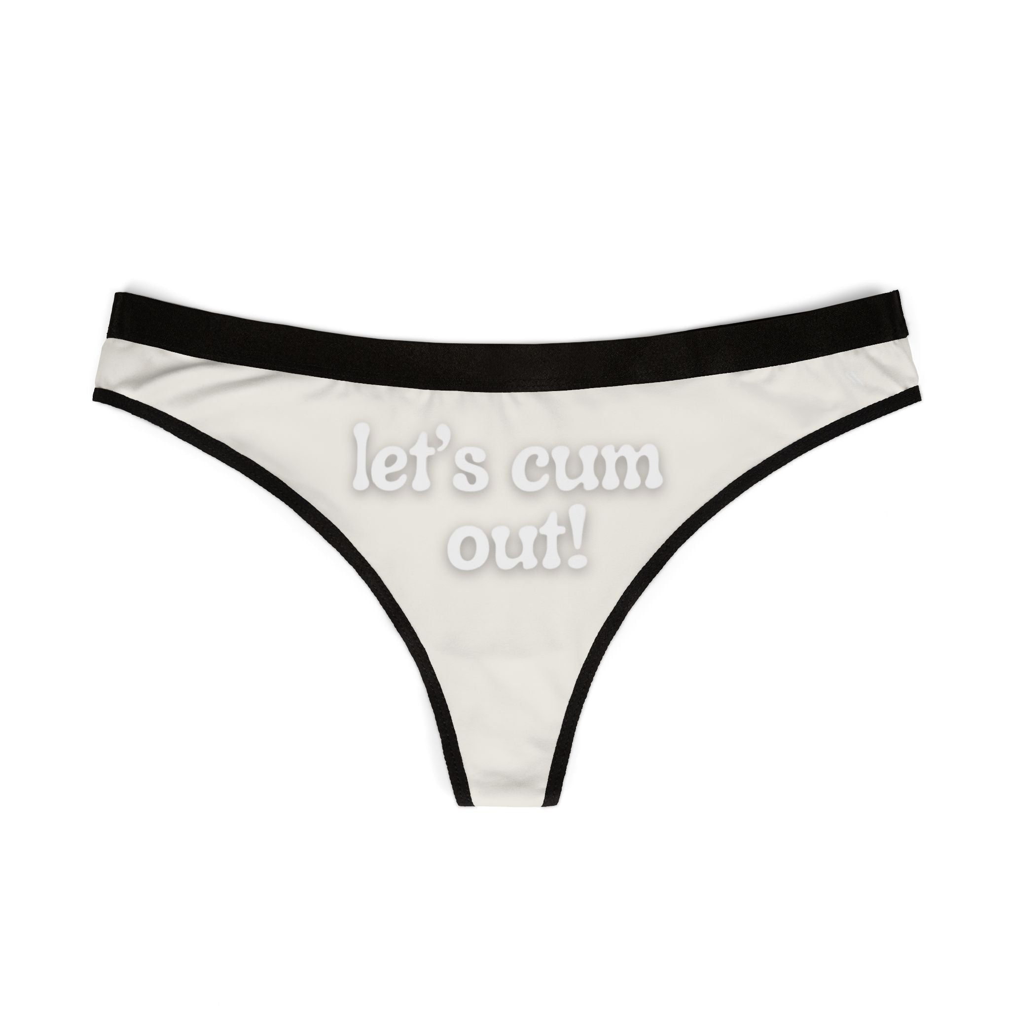 Let’s Cum Out! | Mix & Match Women’s Fun-Flirty Lovers’ Thongs