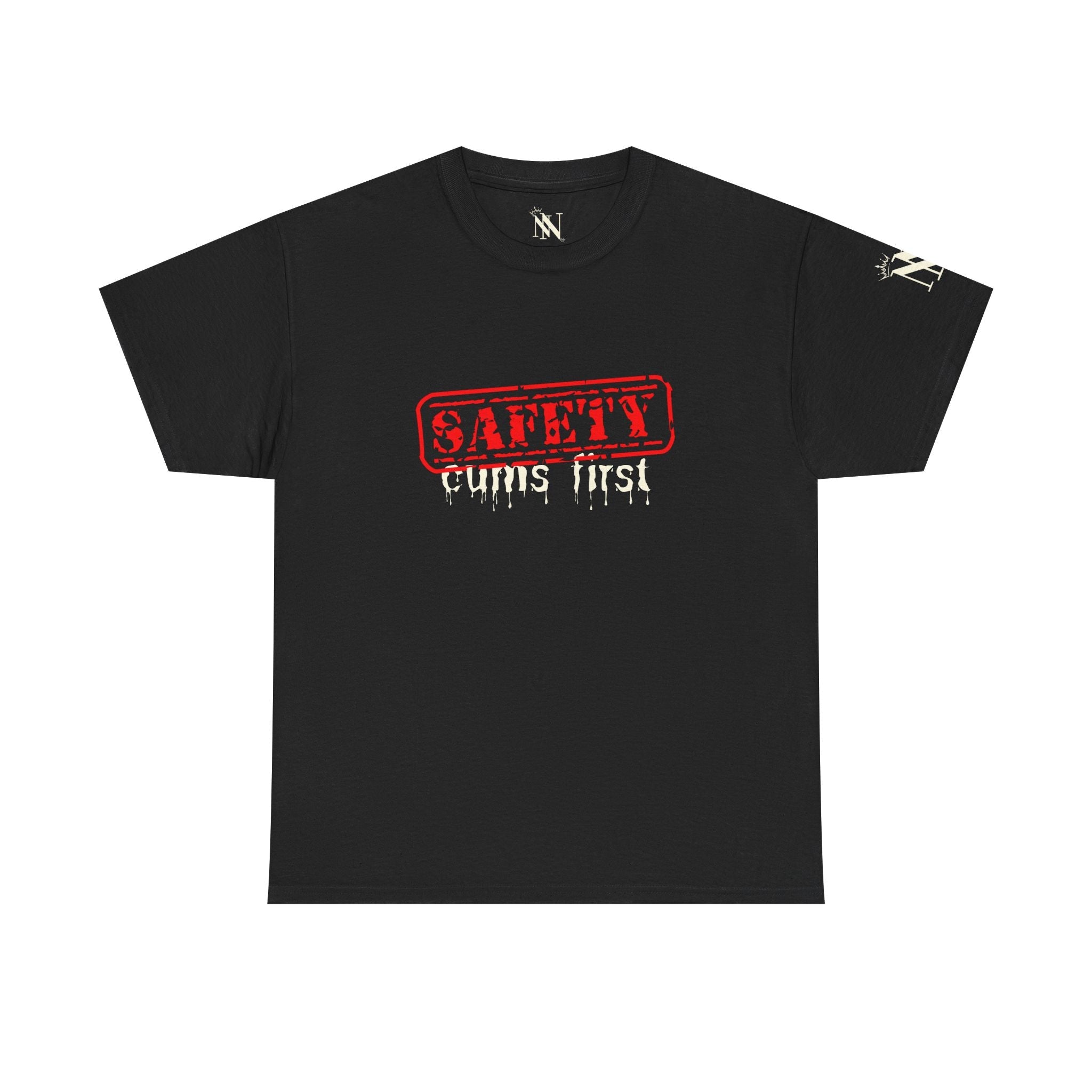 Safety: Cums First | Mix & Match 100% Cotton Unisex Fun-Flirty Lovers’ Tees