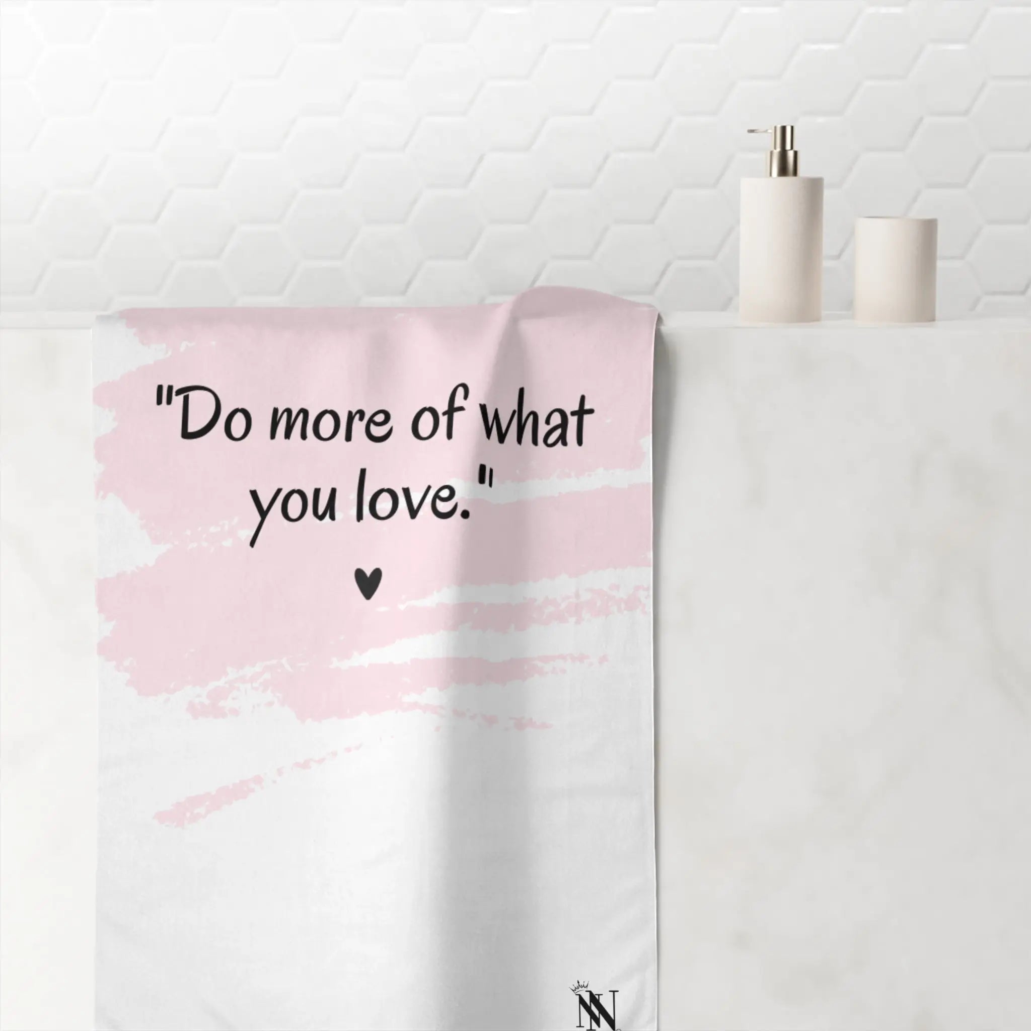 Do More of What You Love | Mix & Match XL Fun-Flirty Lovers’ Towels
