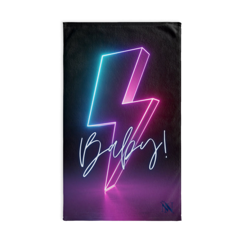 Electric Baby! Graphic | Mix & Match Classic Fun-Flirty Lovers’ Towels