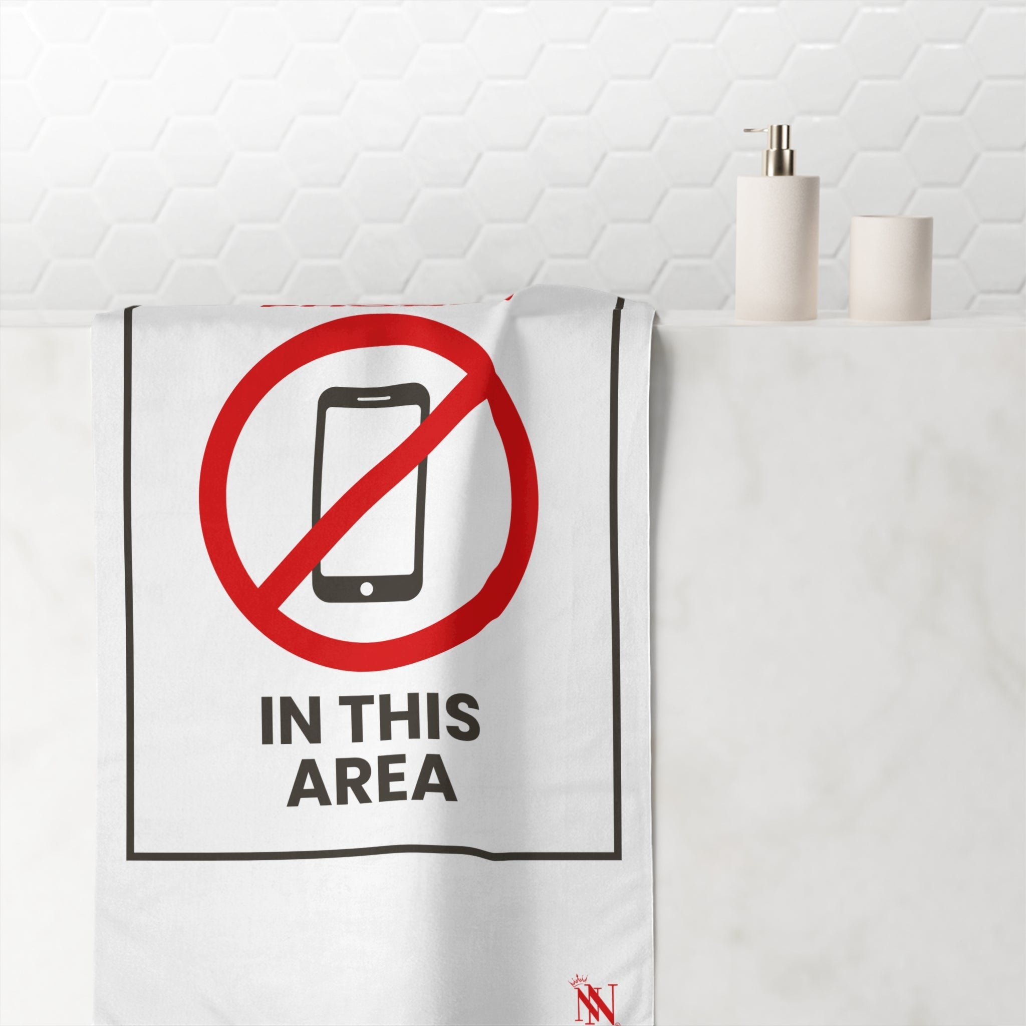 No Phones | Mix & Match XL Fun-Flirty Lovers’ Towels