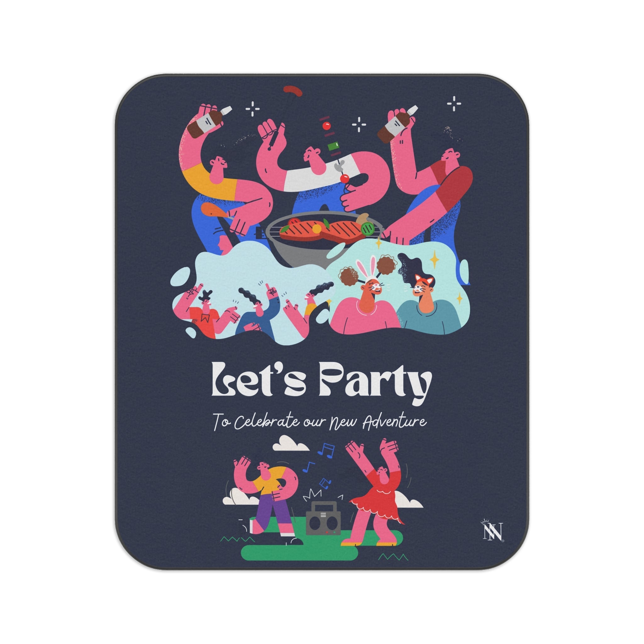 Let’s Party | Mix Match Fun-Flirty Lovers’ Water-Resistant Blankets