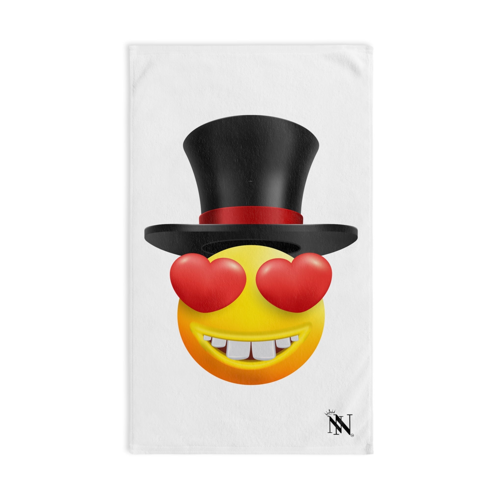 Love in a Top Hat Emoji | Mix & Match Original Fun-Flirty Lovers’ Towels