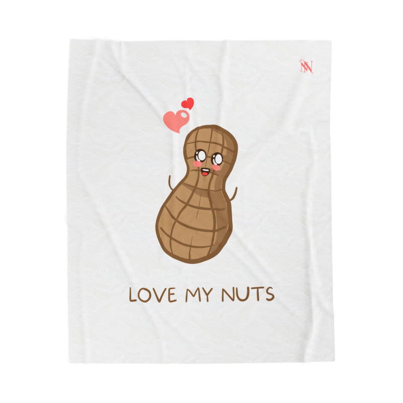 Love My Nuts | Mix & Match Soft Fun-Flirty Lovers’ Blankets