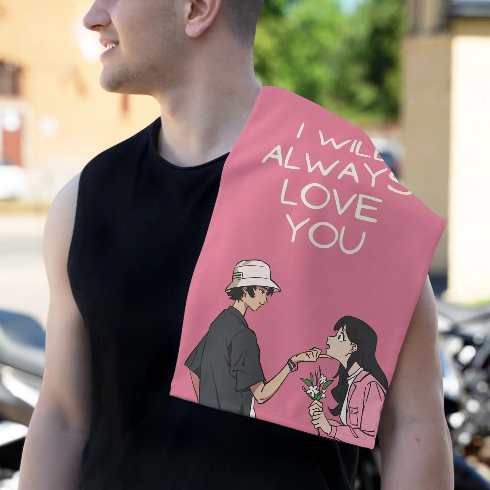 I Will Always Love You Anime | Nectar Napkins Fun-Flirty Lovers’ Towels