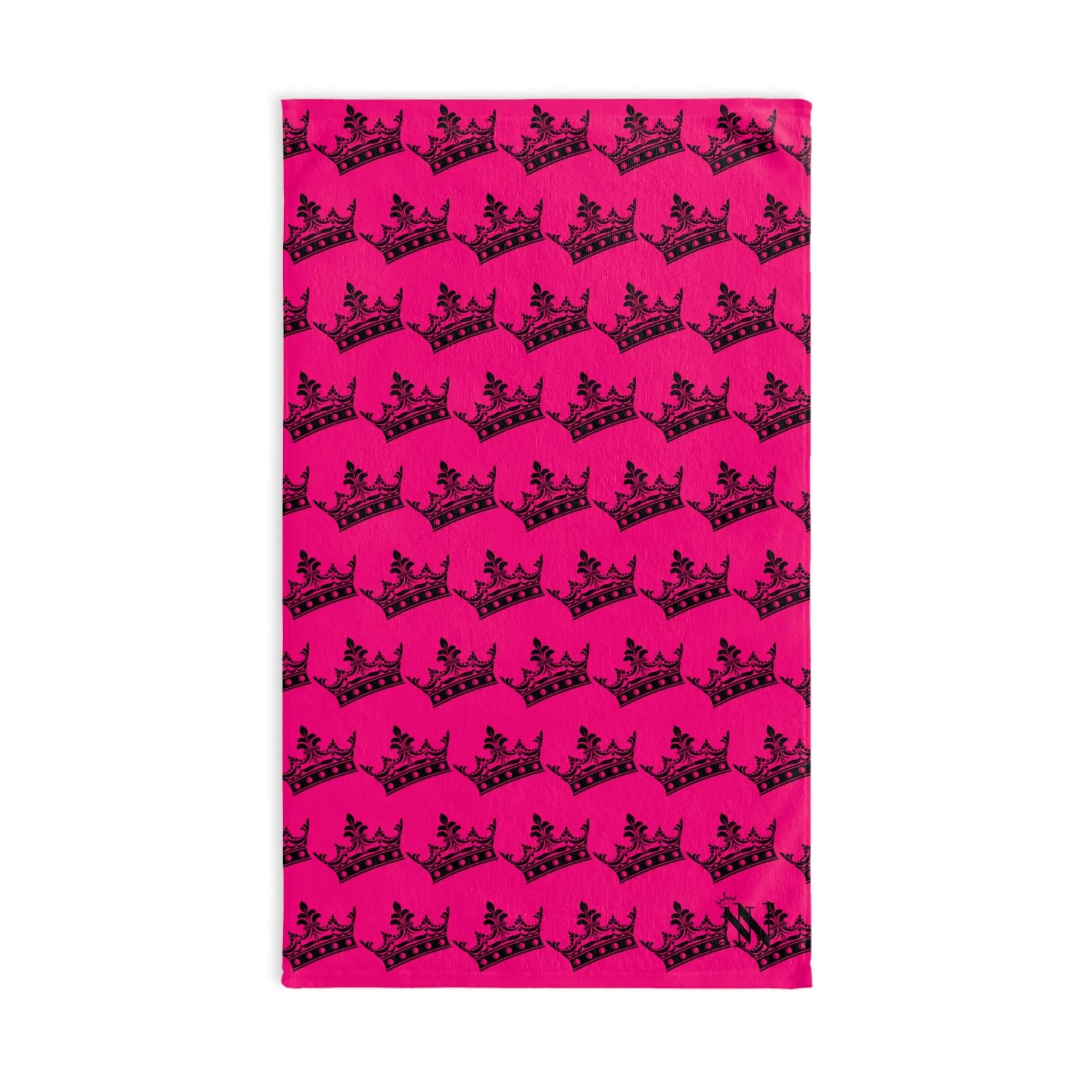 Crown Queen Pattern Signature Pink Cum Towel