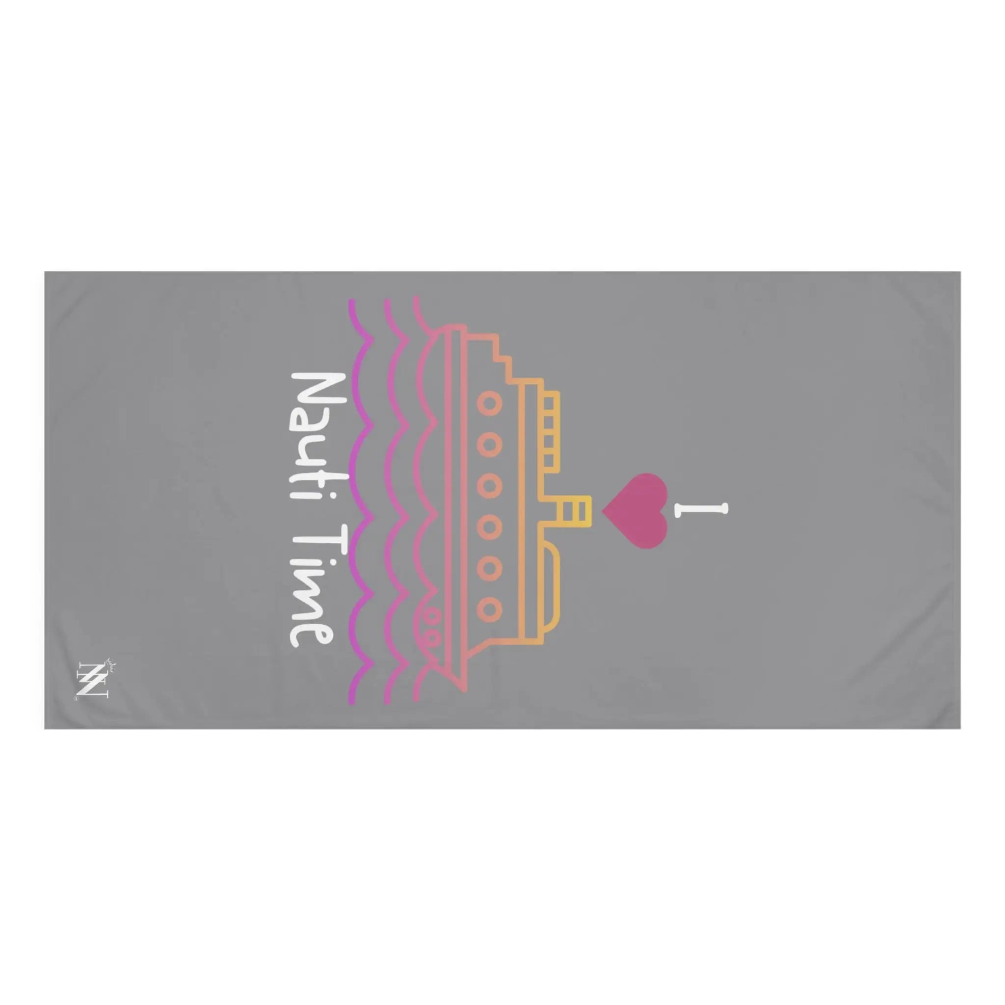 I Love Nauti Time Grey | Mix & Match XL Fun-Flirty Lovers’ Towels