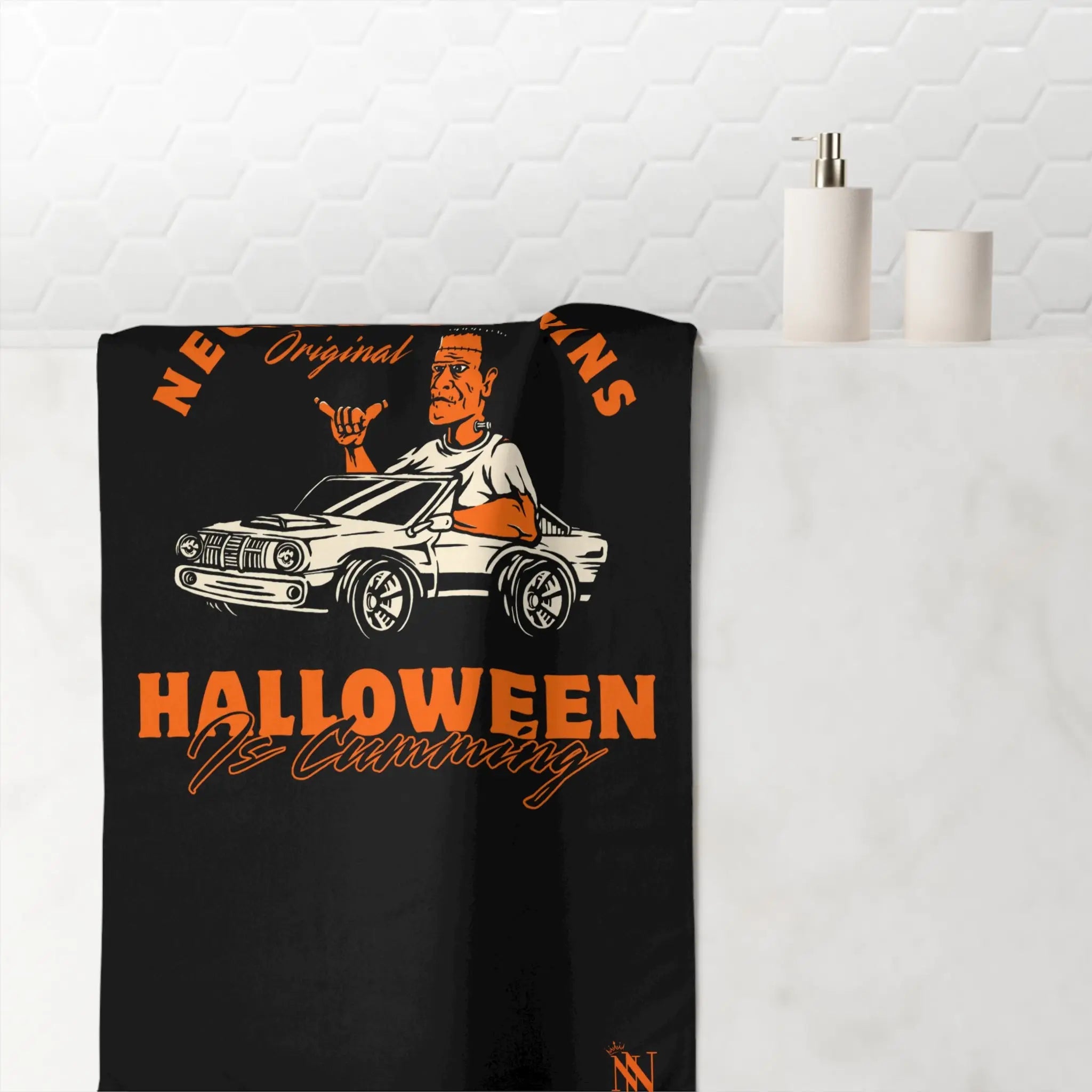 Halloween is Cumming | Mix & Match XL Fun-Flirty Lovers’ Towels