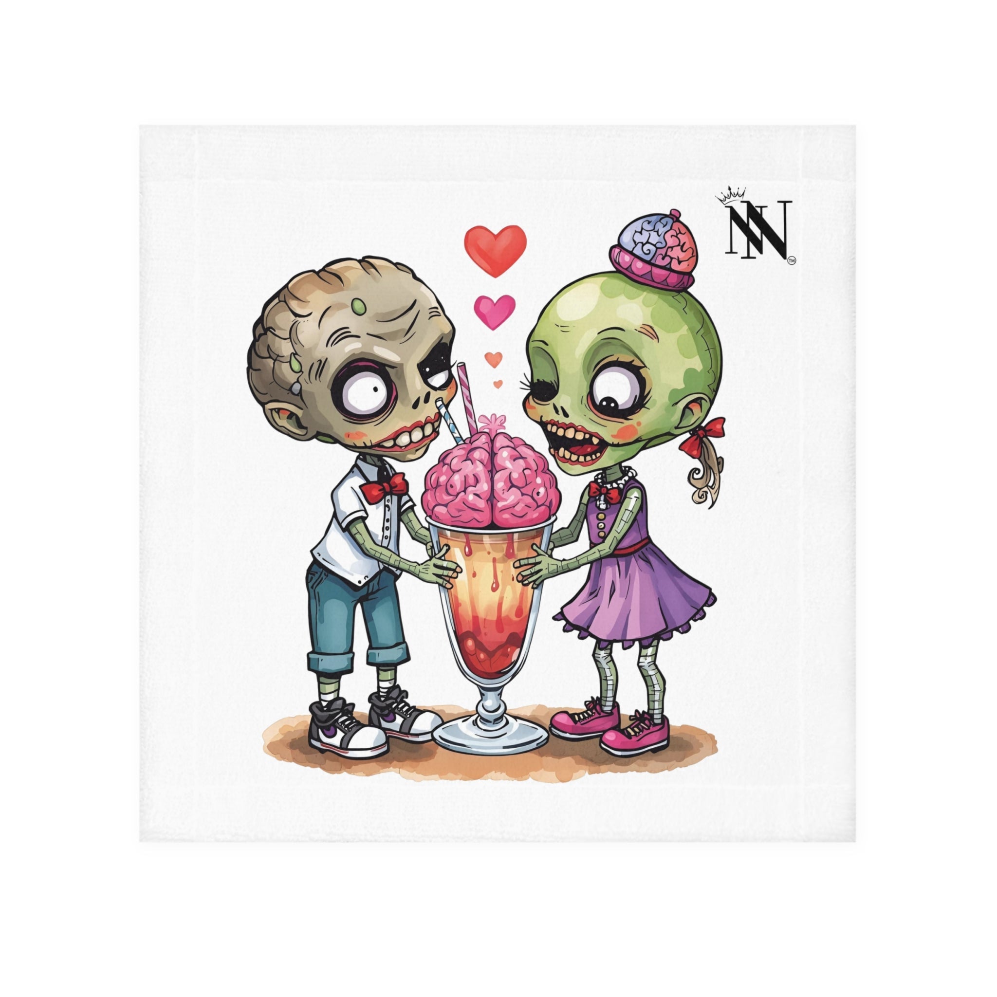 Zombies Share the Love | Mix & Match Lils’ Fun-Flirty Lovers’ Towels