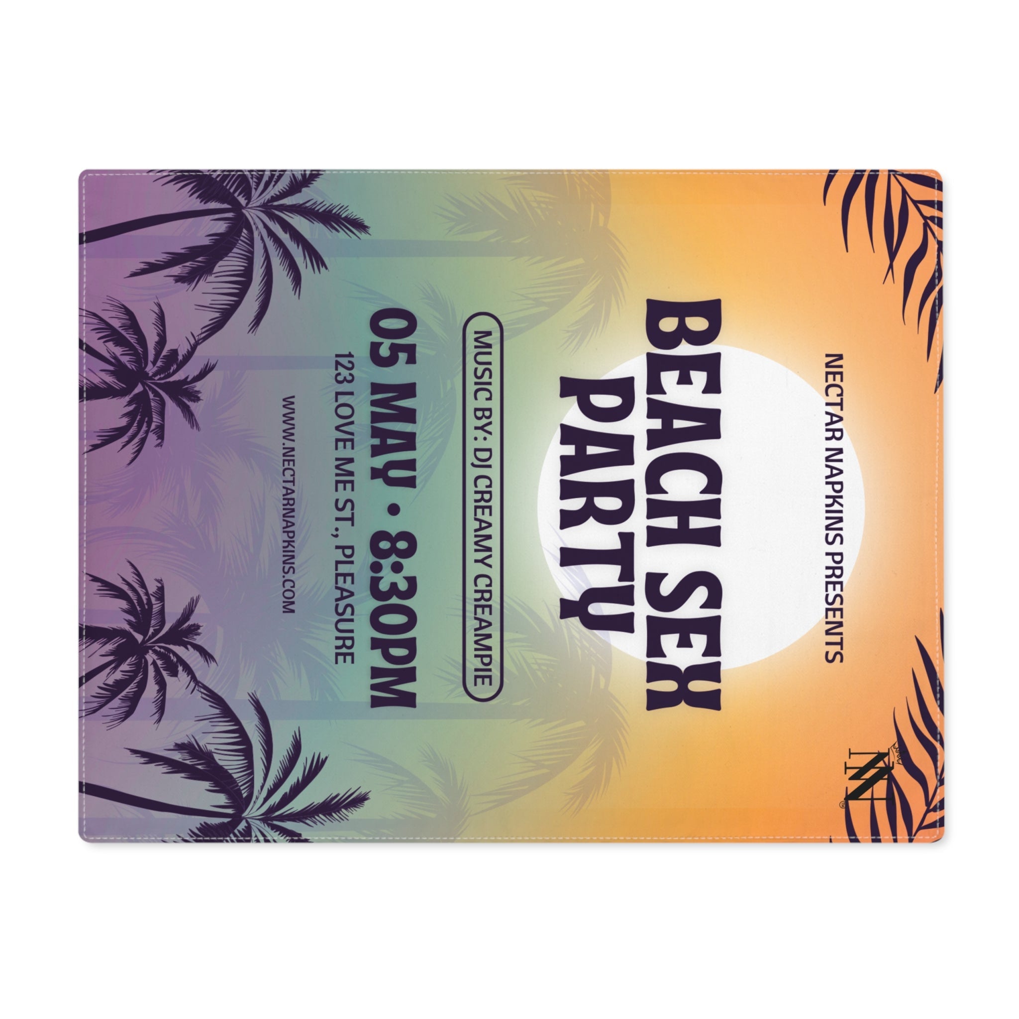 Beach Sex Party | Mix & Match Playful Fun-Flirty Lovers’ Toy Mats