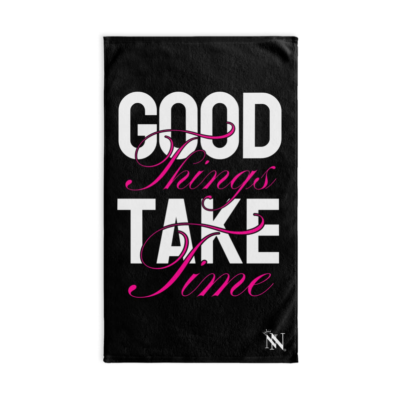 Good Things Take Time | Mix & Match Classic Fun-Flirty Lovers’ Towels