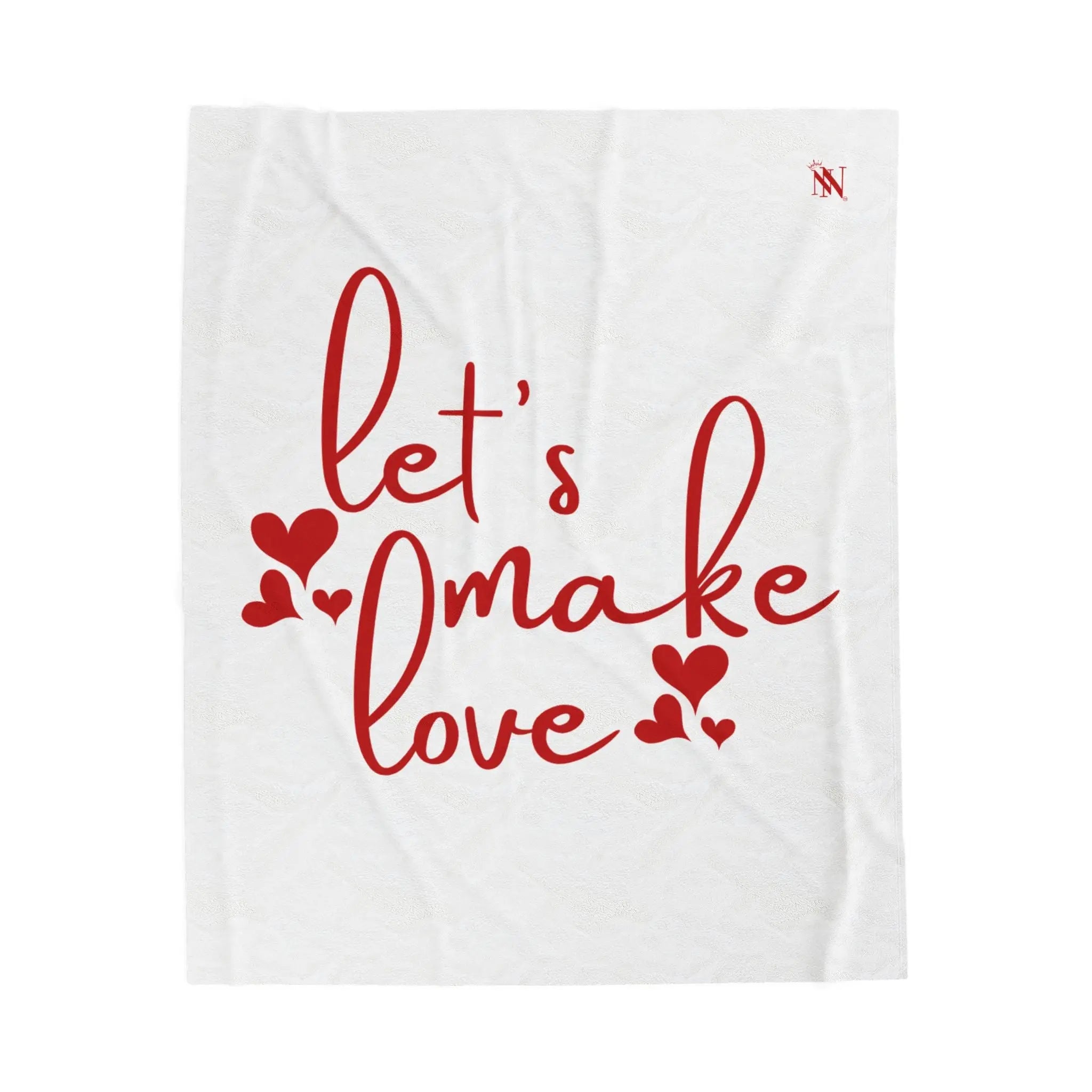 Let’s Make Love Hearts Blanket