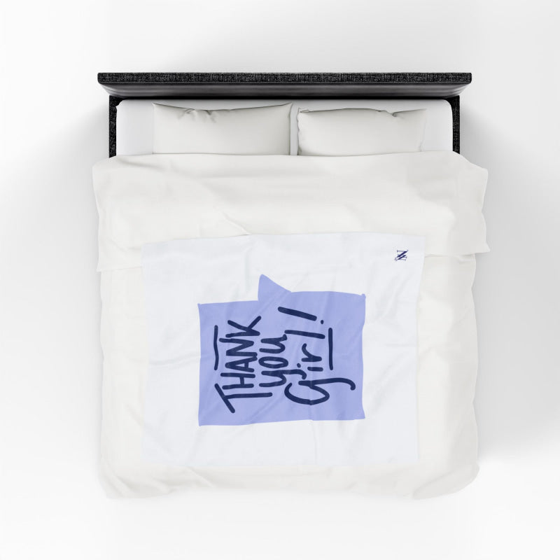 Thank You Girl! | Mix & Match Velveteen Fun-Flirty Lovers’ Blankets
