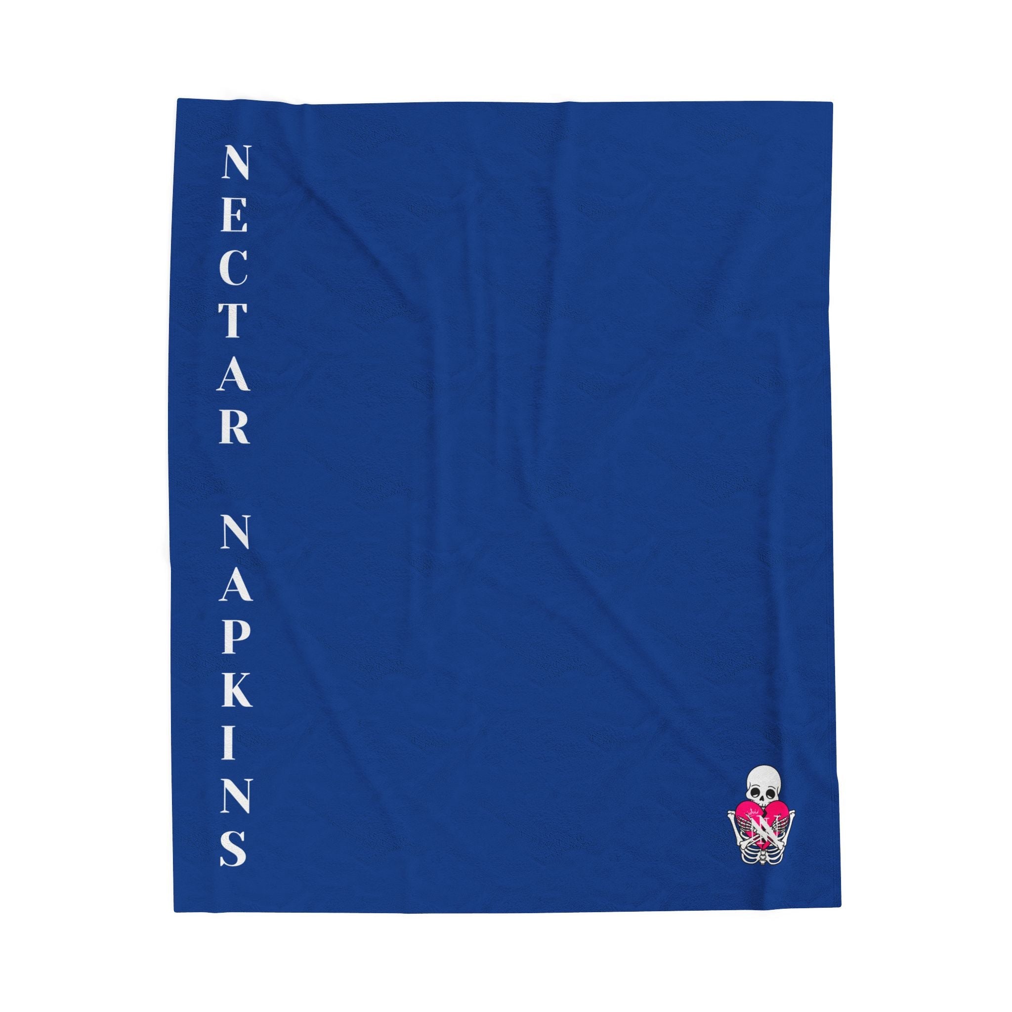 Nectar Napkins Brand Blue Love Blanket