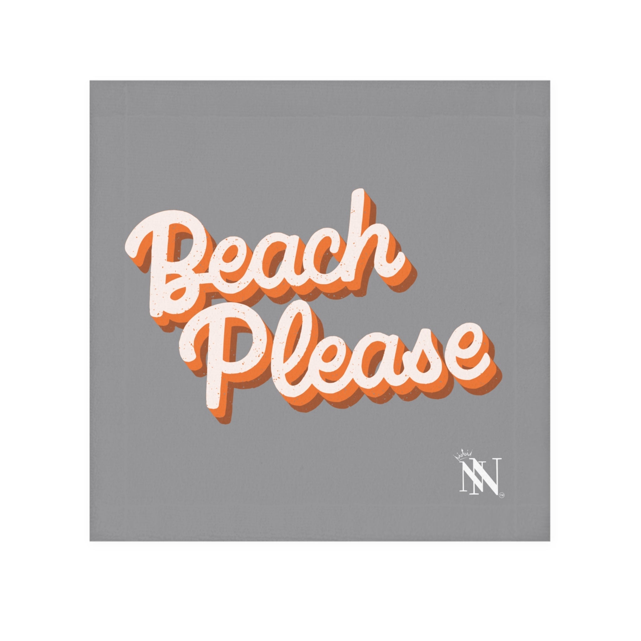 Beach Please Grey | Mix & Match Lils’ Fun-Flirty Lovers’ Towels