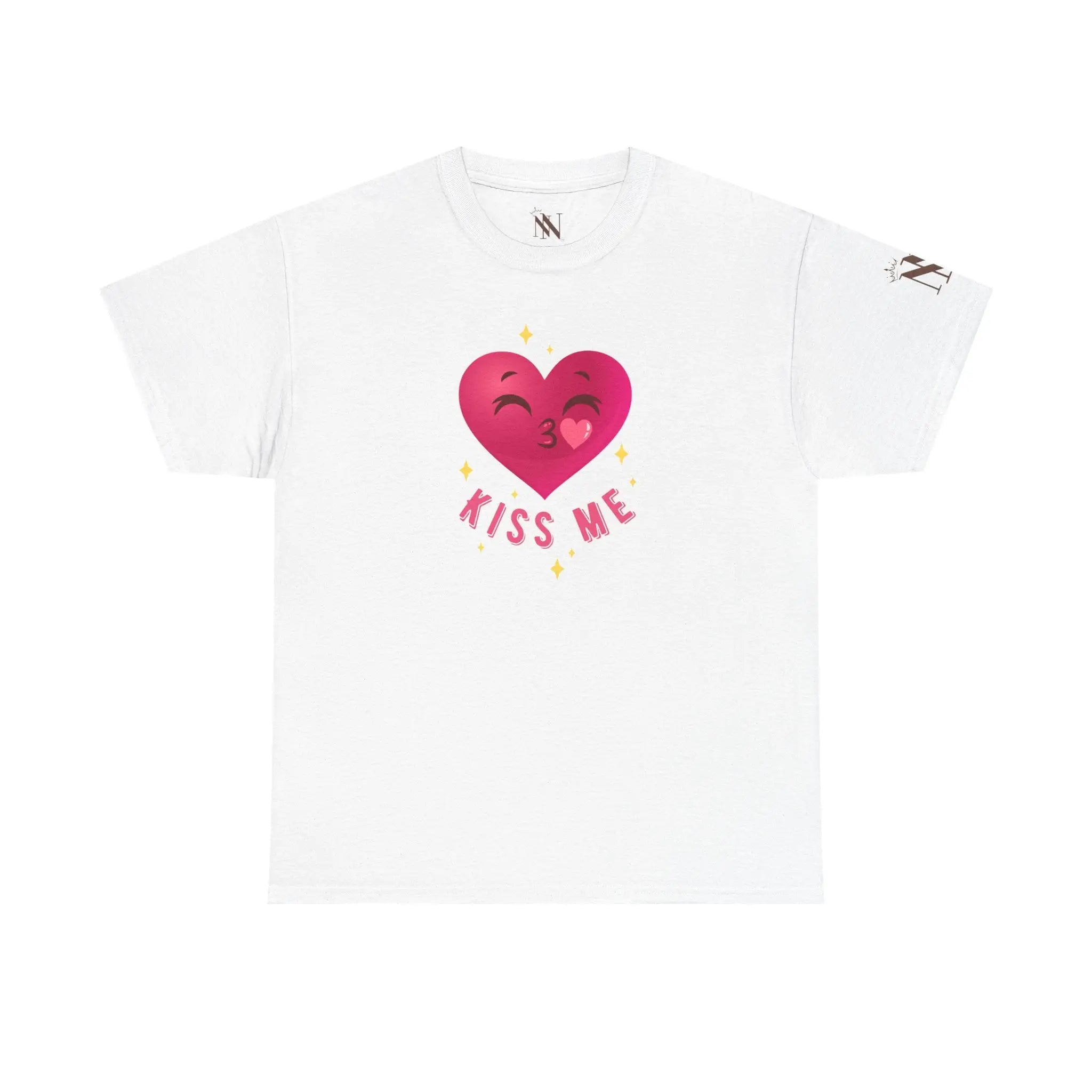 Kiss Me Heart Emoji | Nectar Napkins Fun-Flirty Lovers’ T-Shirts