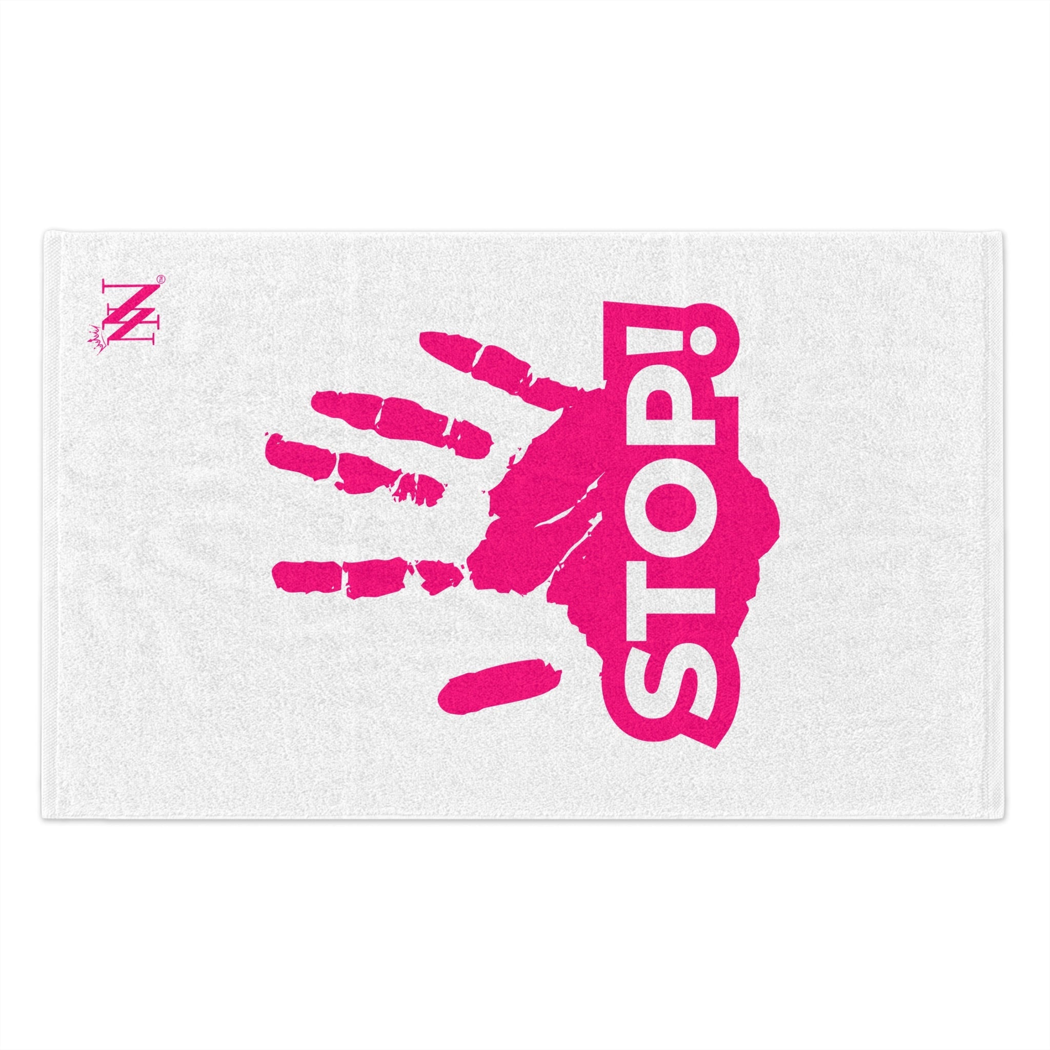 Stop! Handprint | Mix & Match Soft Fun-Flirty Lovers’ Towels