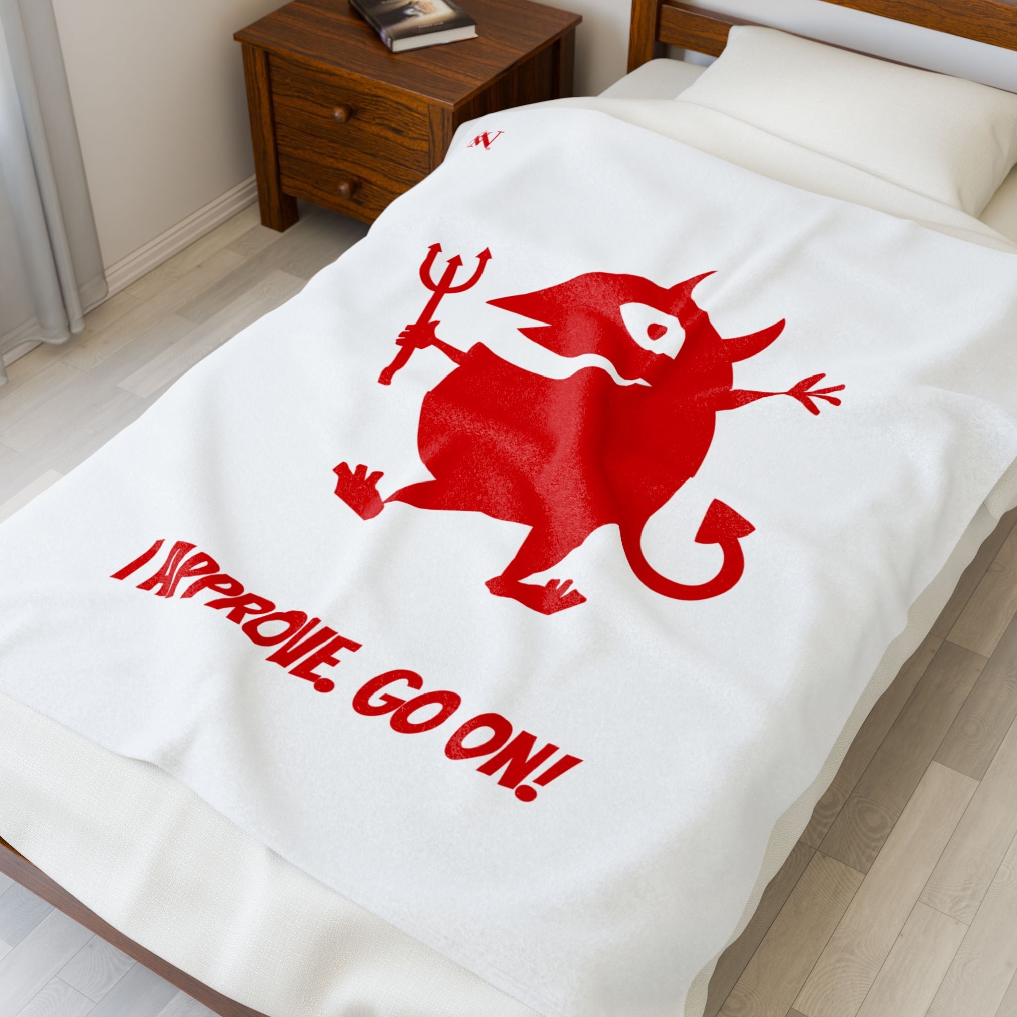 I Approve. Go On! | Mix & Match Velveteen Fun-Flirty Lovers’ Blankets