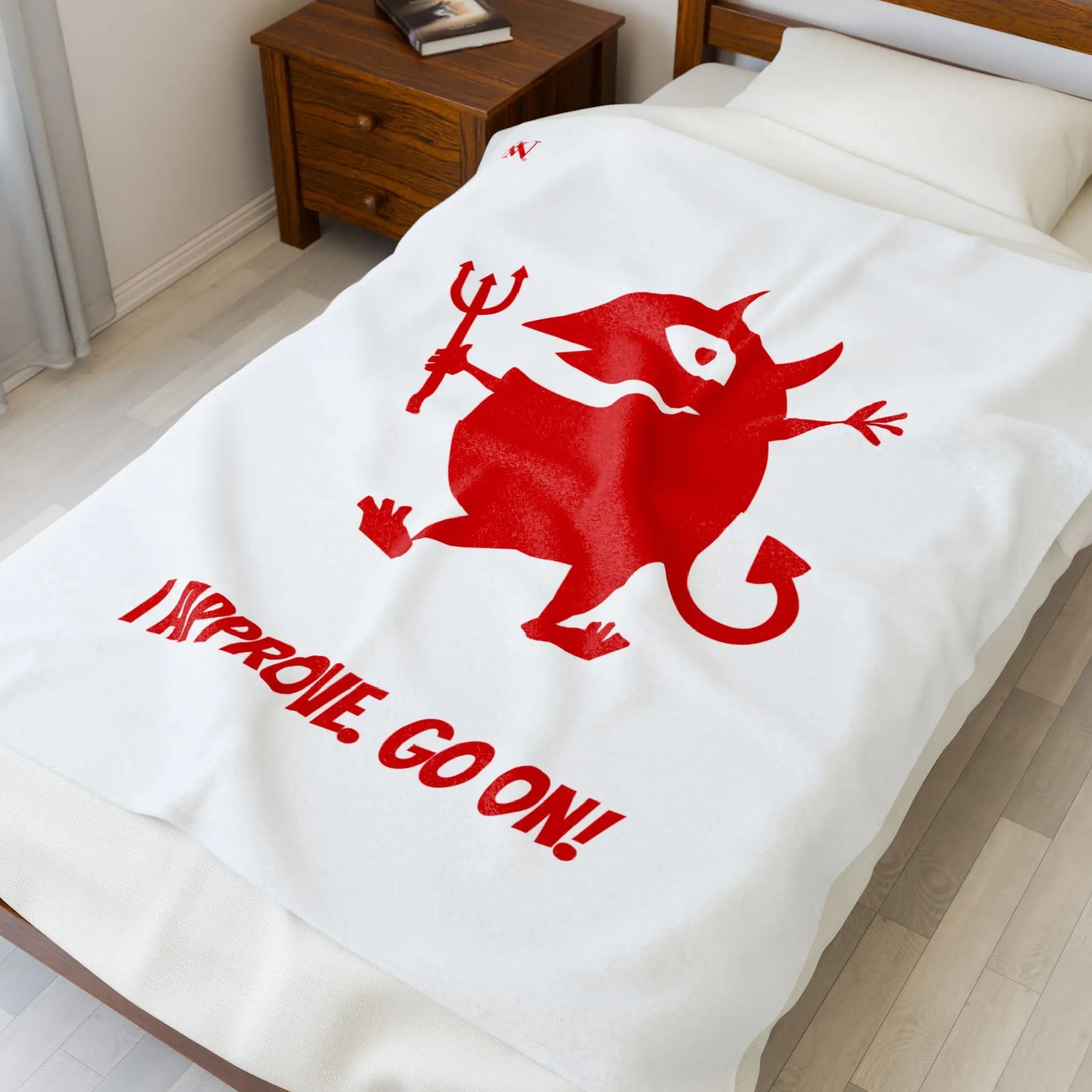 I Approve. Go On! | Mix & Match Velveteen Fun-Flirty Lovers’ Blankets
