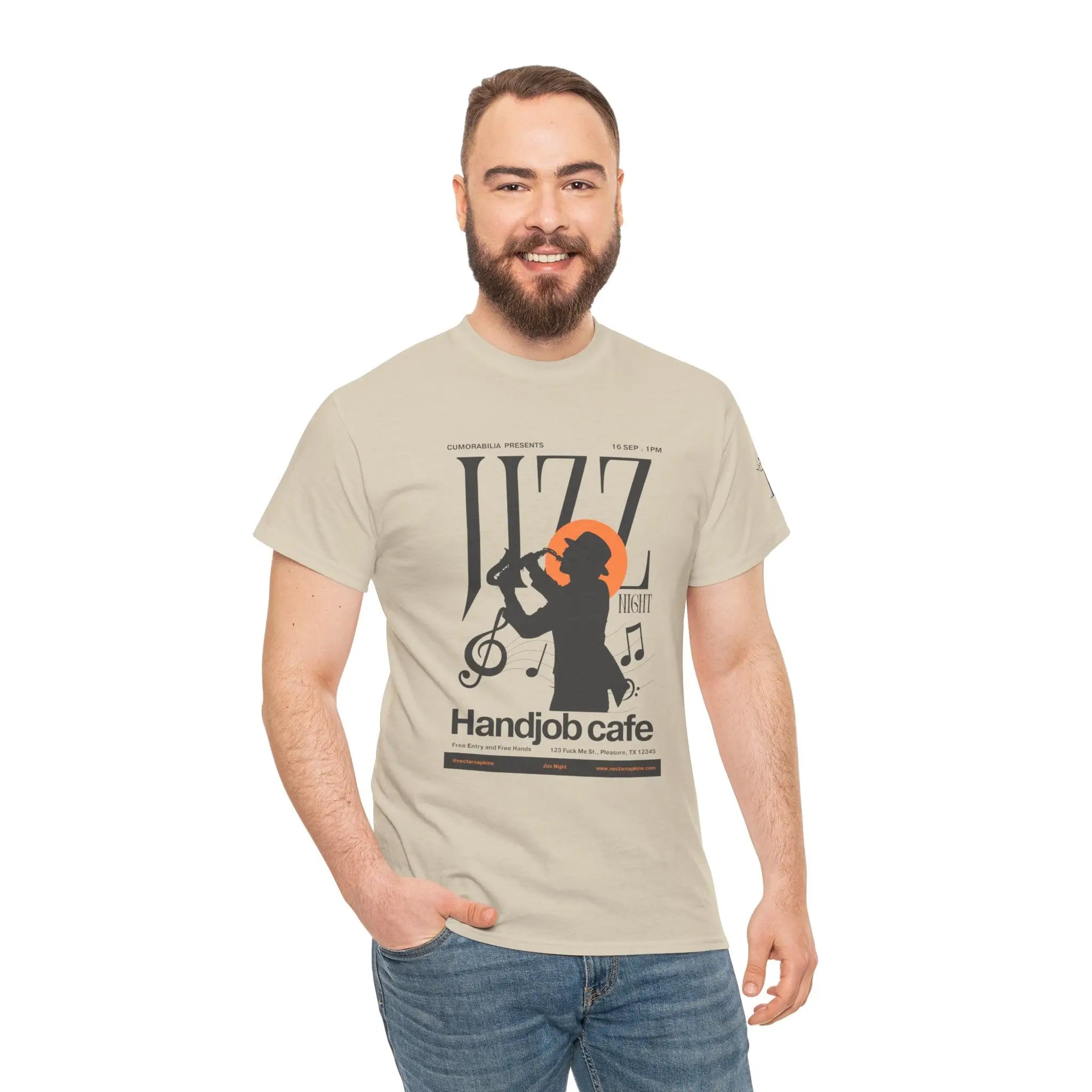 Jizz Night! | Mix & Match 100% Cotton Unisex Fun-Flirty Lovers’ Tees