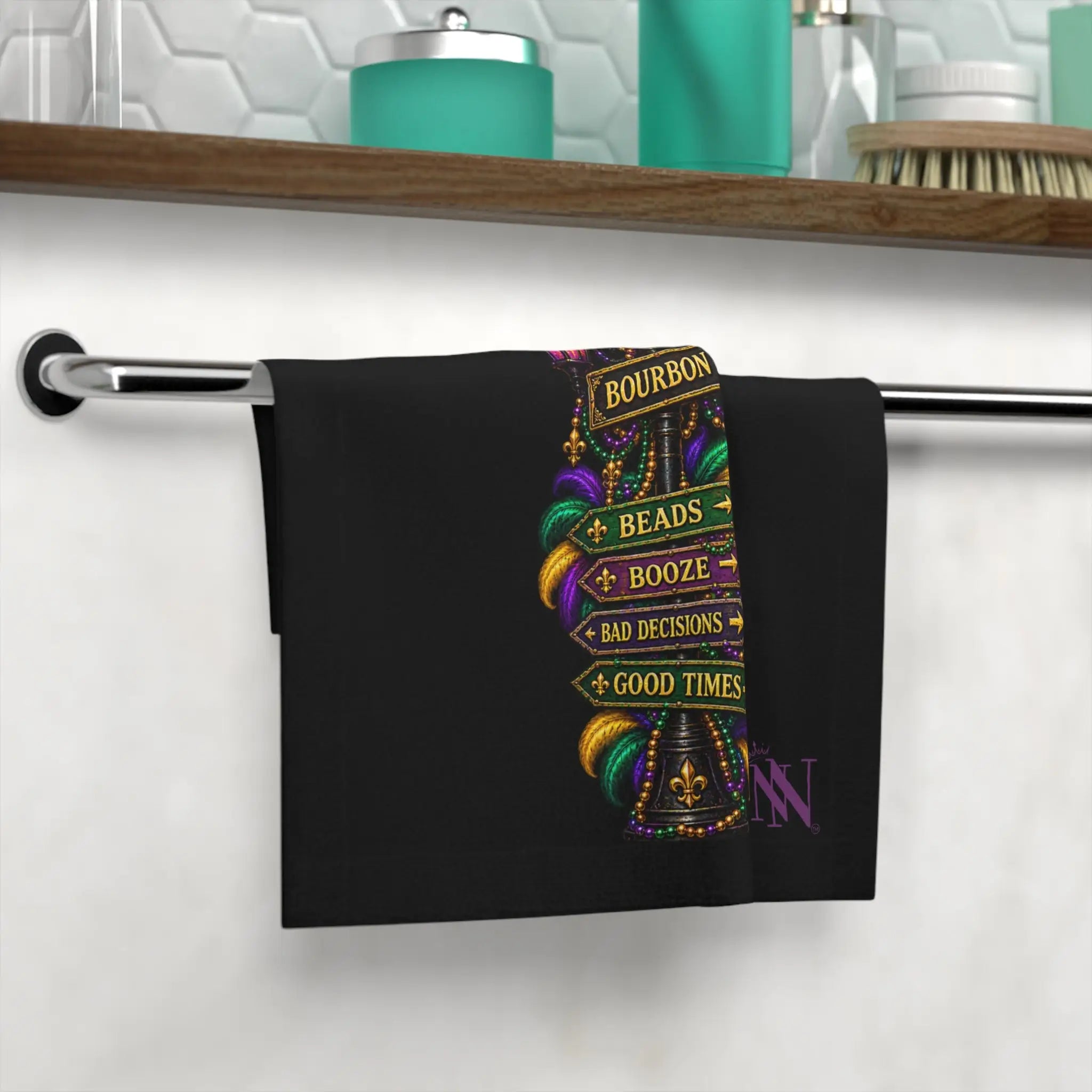 Bourbon St. Sign Bad Decisions Lils’ Sex Towel