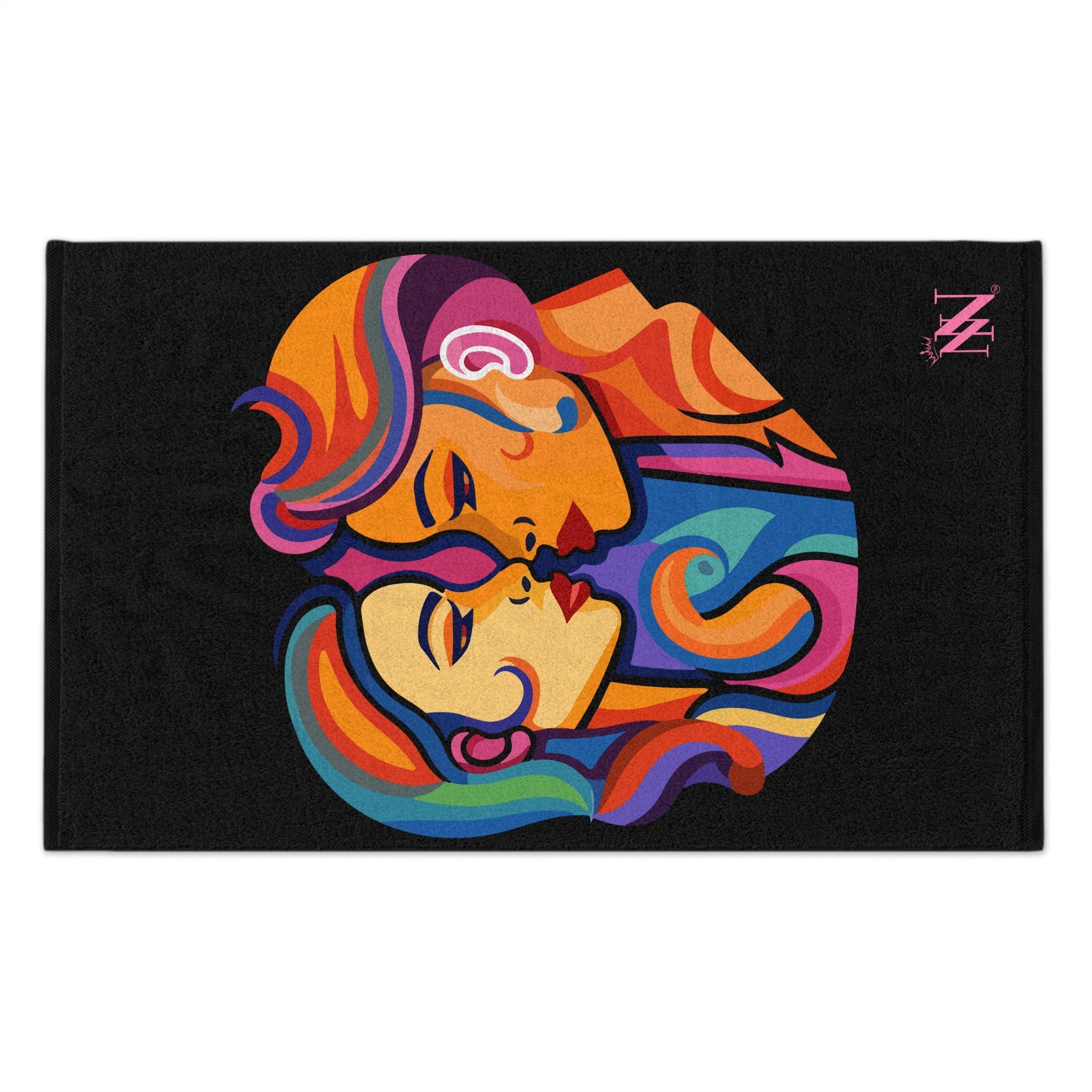 Woman to Woman Black | Mix & Match Soft Fun-Flirty Lovers’ Towels