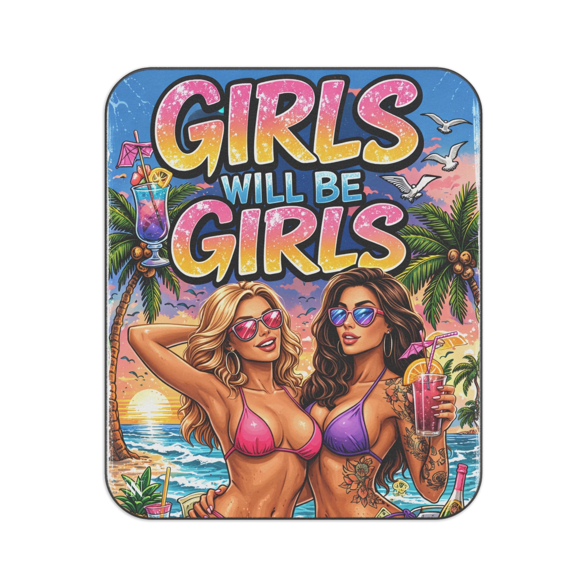 Party Girls Will Be Girls Graphic Series Couple Friendly Sex Blanket