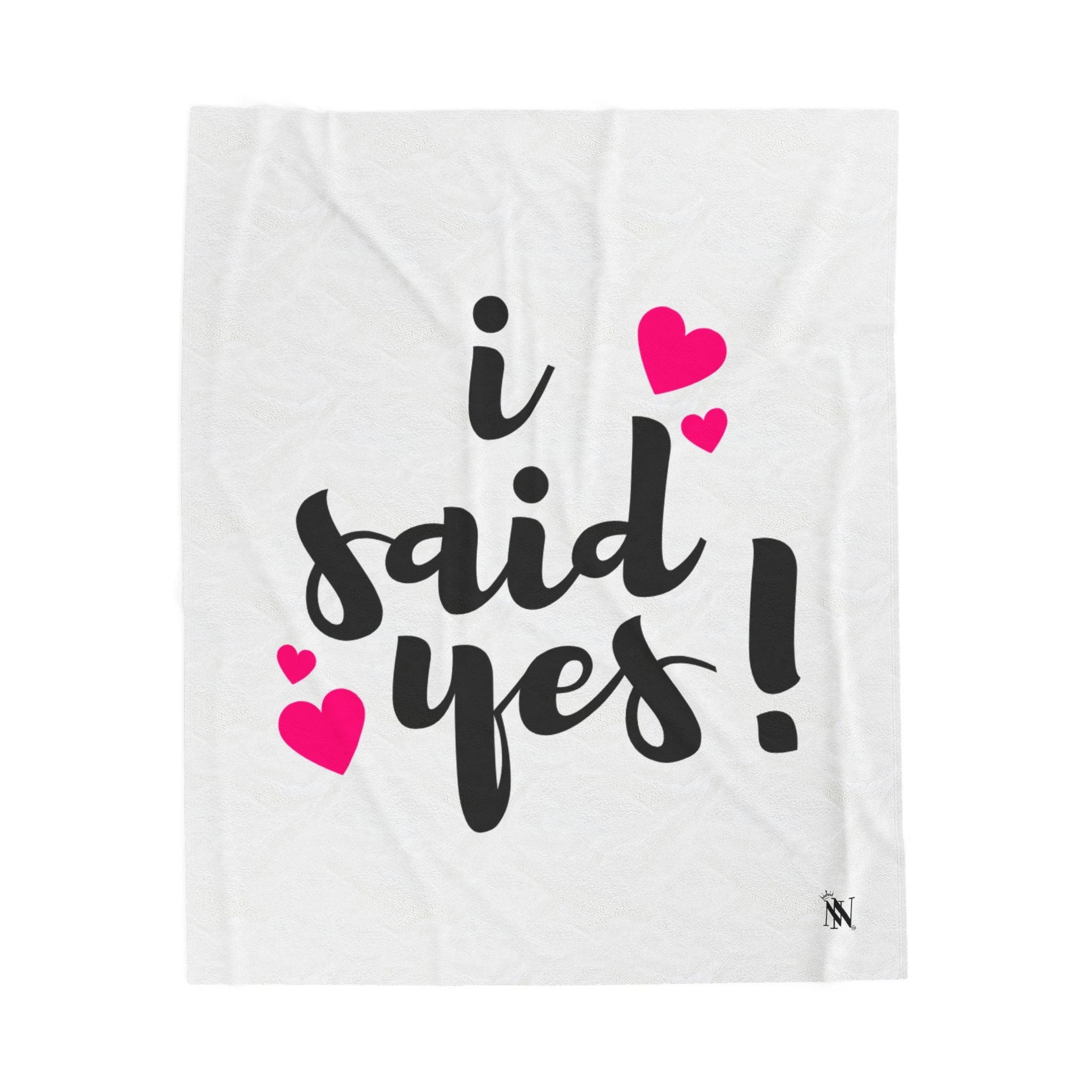 I Said Yes! | Mix & Match Soft Fun-Flirty Lovers’ Blankets