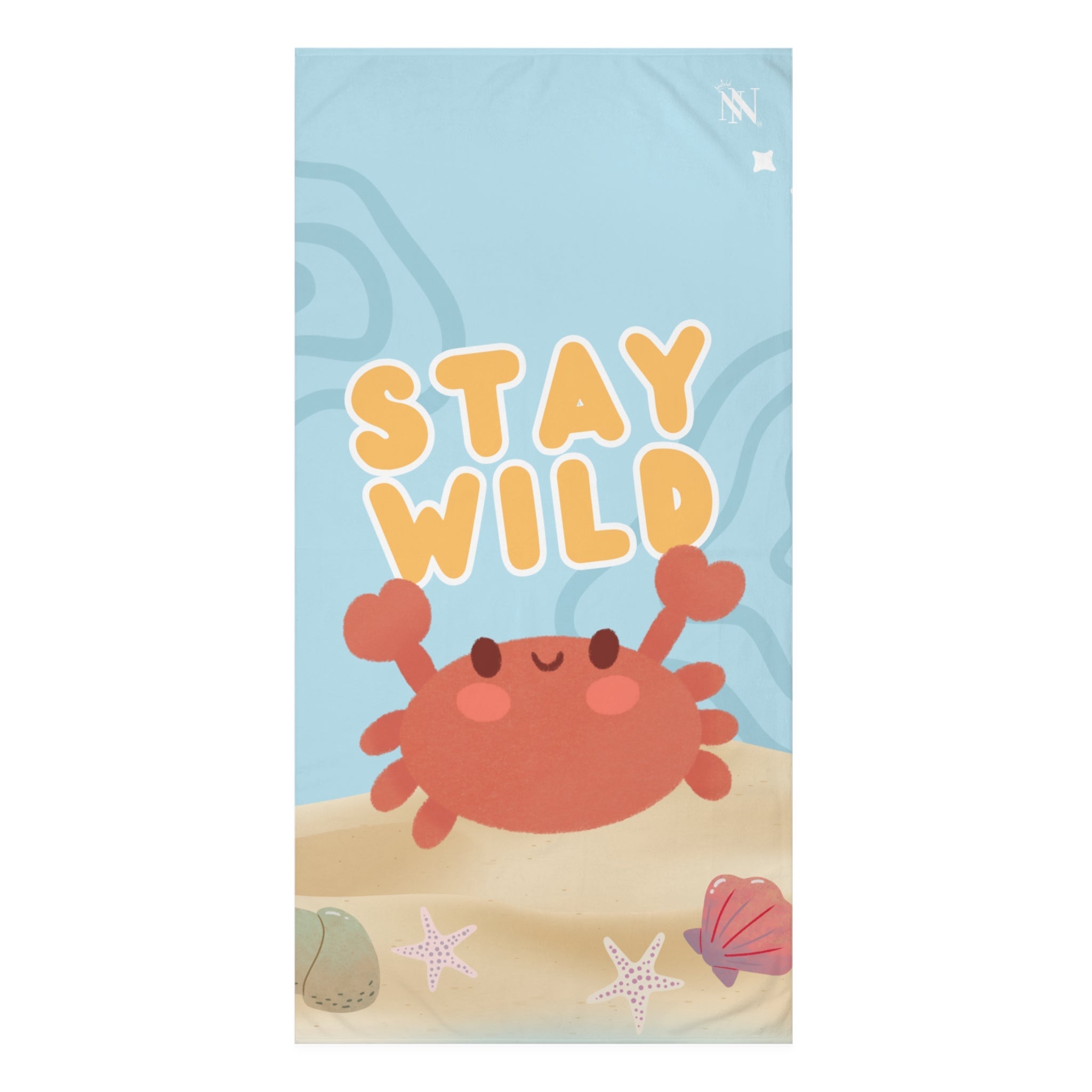 Stay Wild Cute Crab | Mix & Match XL Fun-Flirty Lovers’ Towels