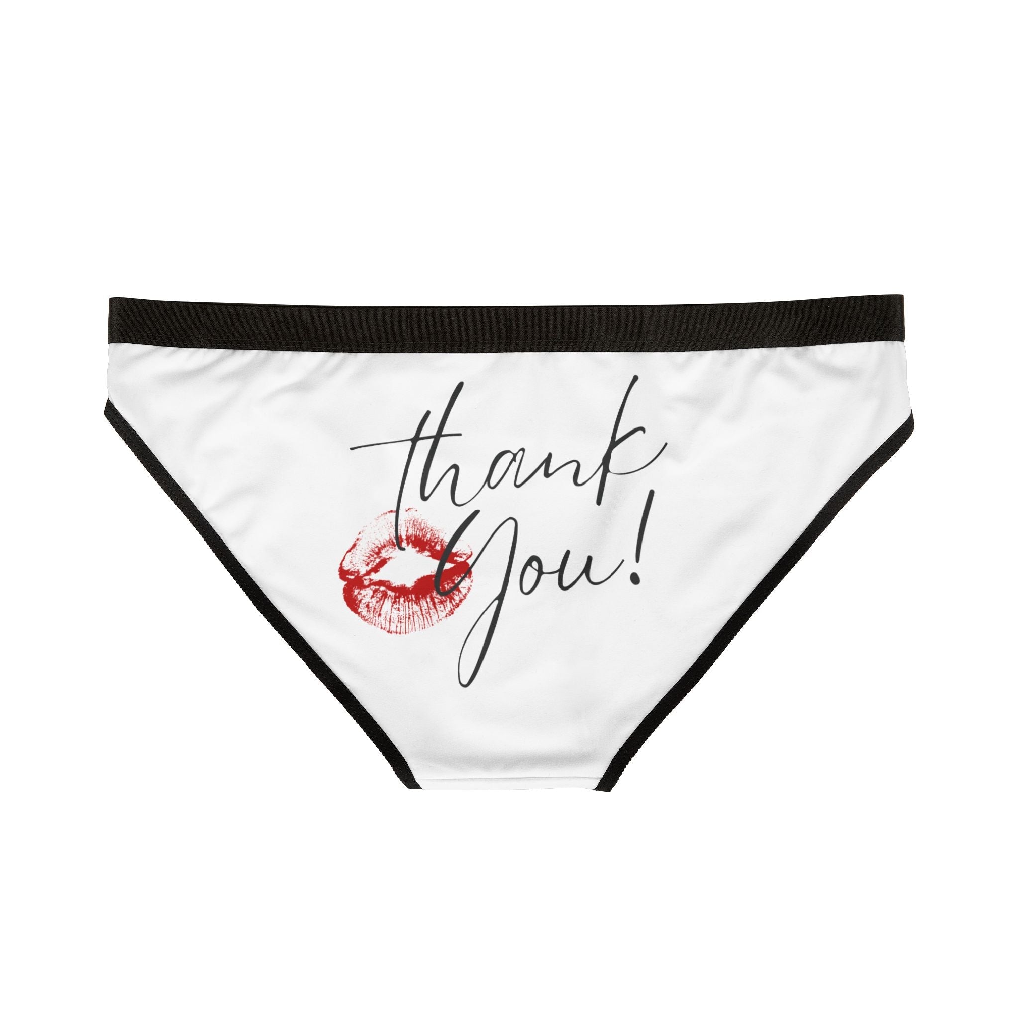 Thank You! with a Kiss Romantic Sex Gifts Women’s Panties