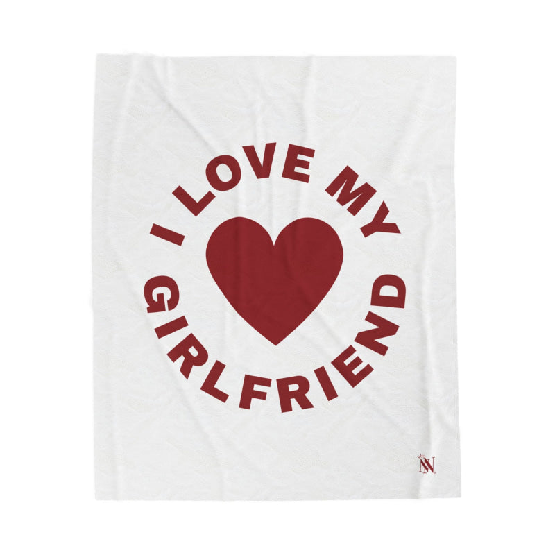 I Love My Girlfriend Heart | Mix & Match Soft Fun-Flirty Lovers’ Blankets