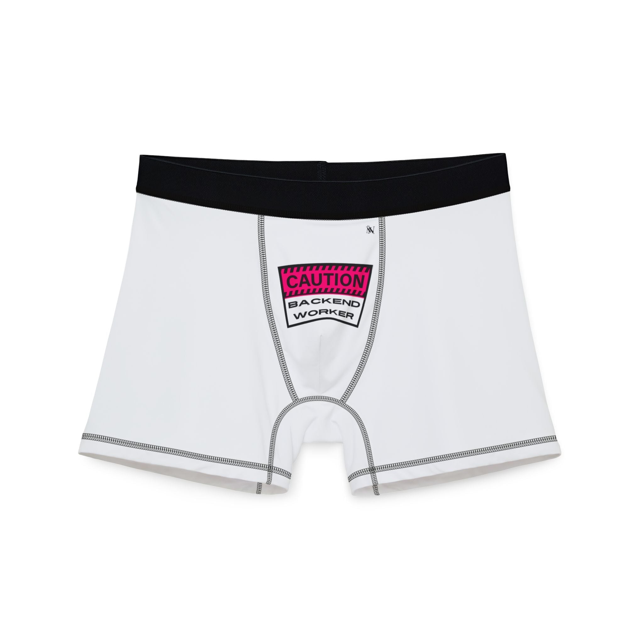 Caution: Backend Worker | Mix & Match Men’s Fun-Flirty Lovers’ Boxer Briefs