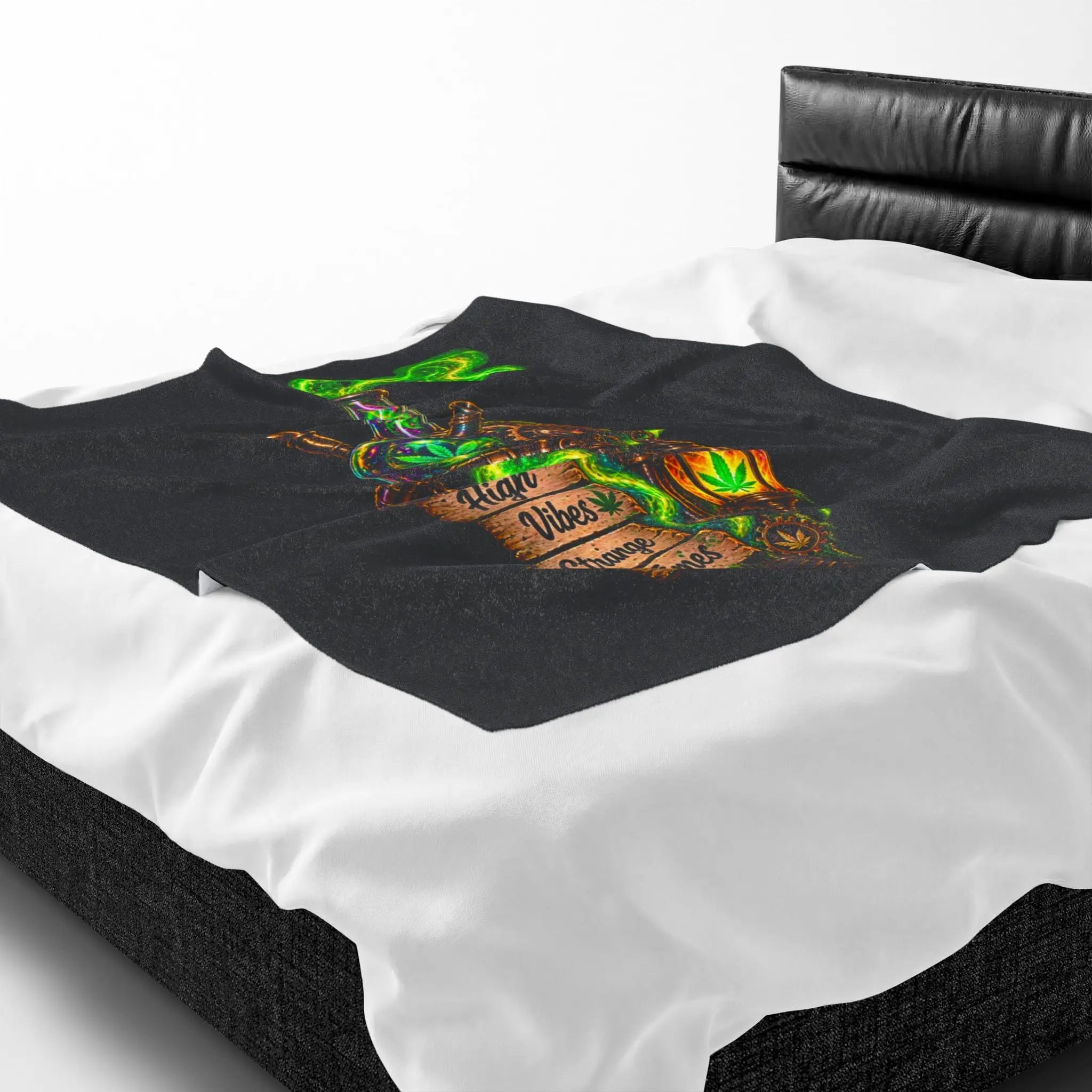 High Vibes Strange Times Lovers’ Blanket
