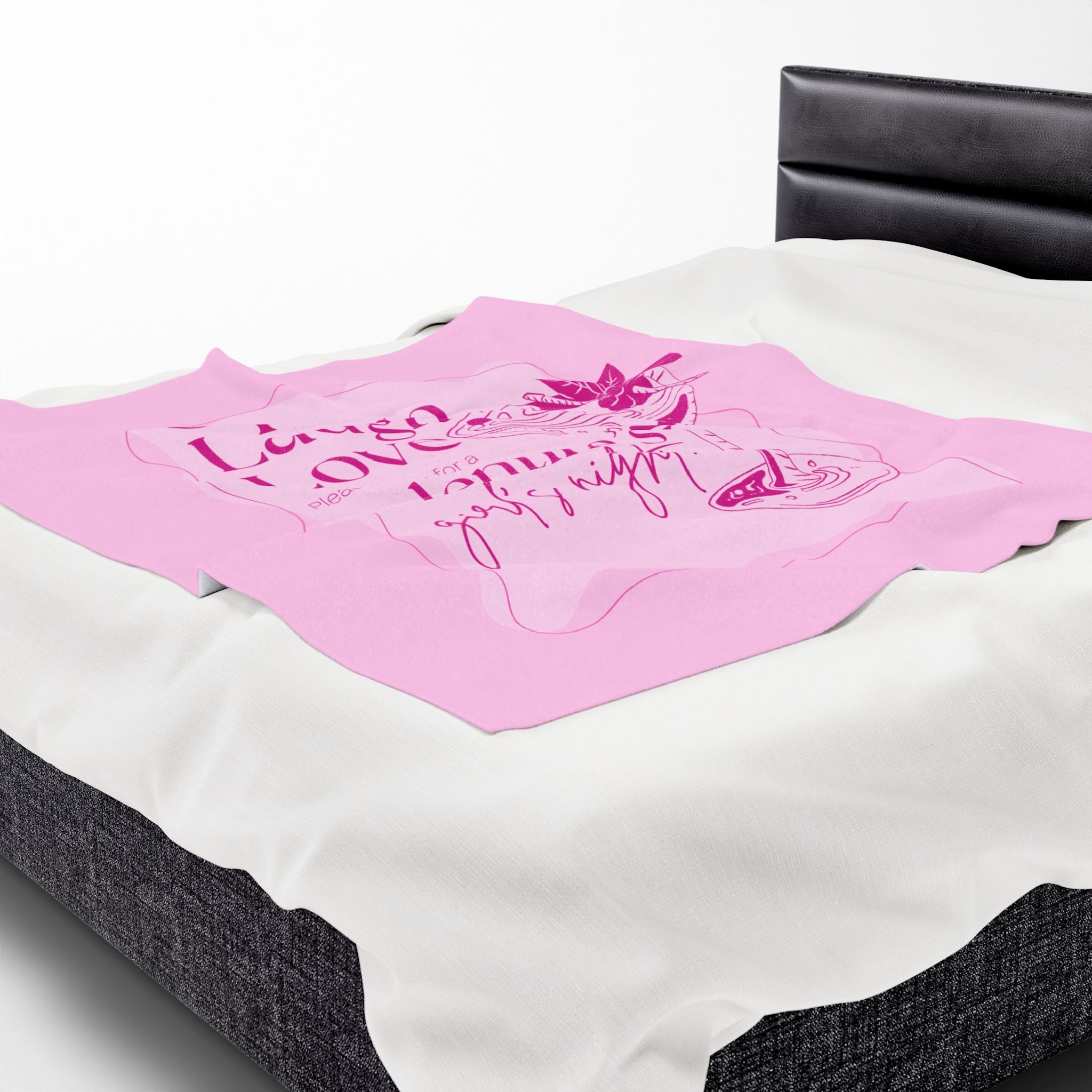 Sip Laugh Love | Mix & Match Velveteen Fun-Flirty Lovers’ Blankets