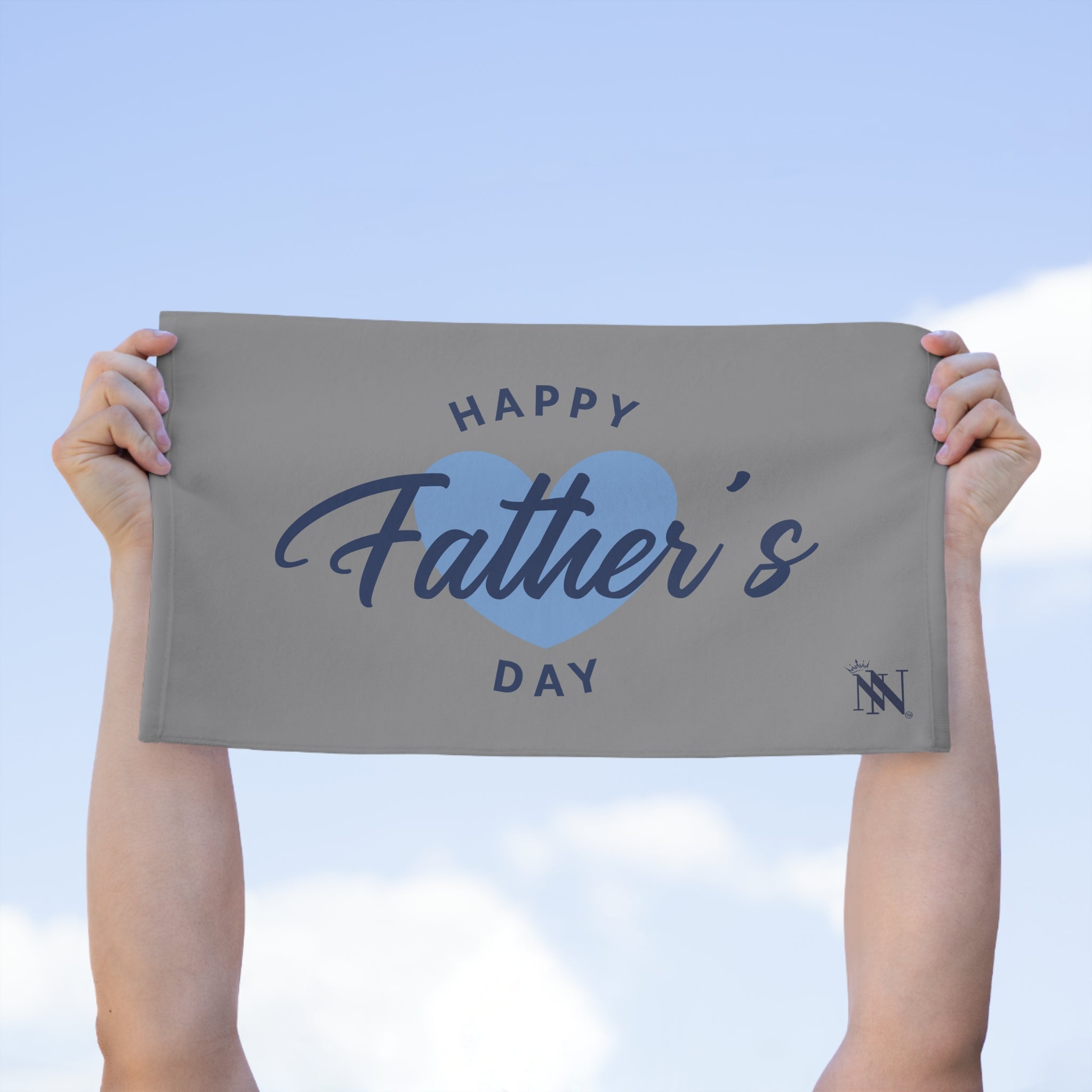 Happy Father’s Day Grey | Mix & Match Soft Fun-Flirty Lovers’ Towels