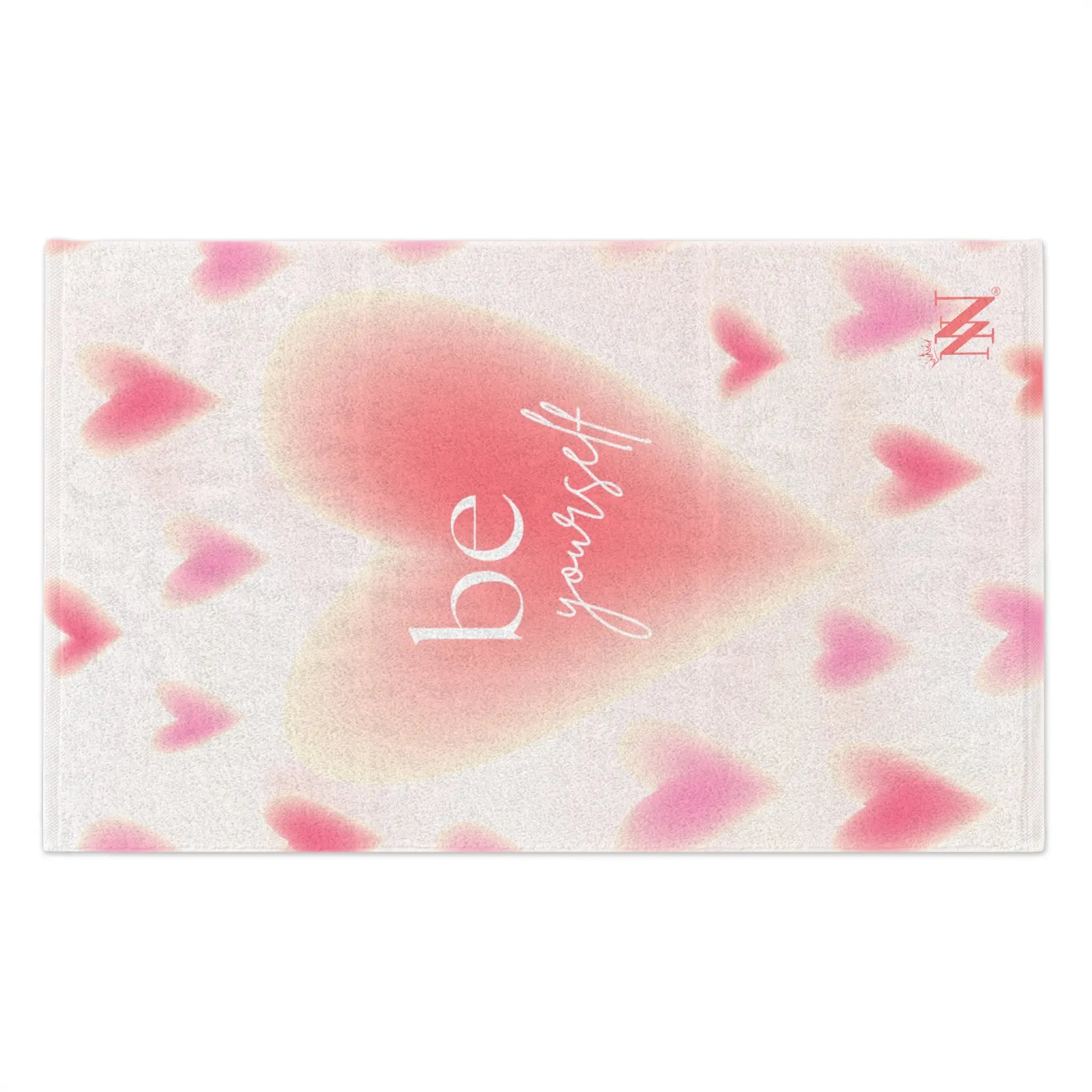 Be Yourself Heart Pattern Fun Sex Towel