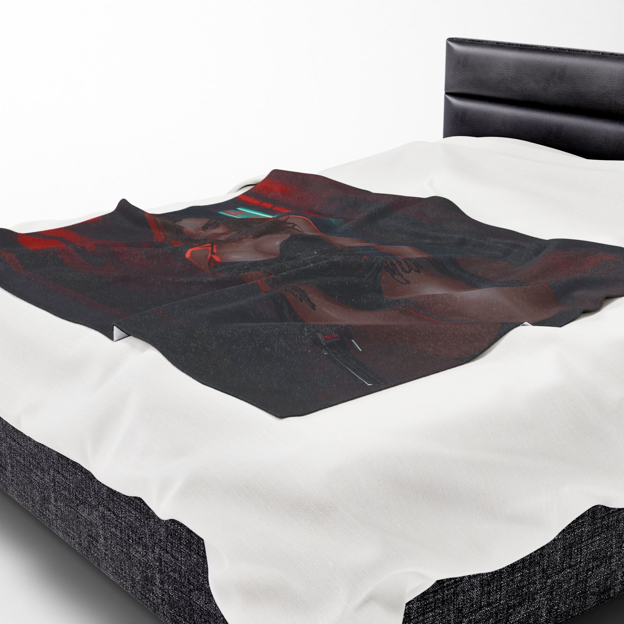 Sexy Domme Graphic | Mix & Match Velveteen Fun-Flirty Lovers’ Blankets